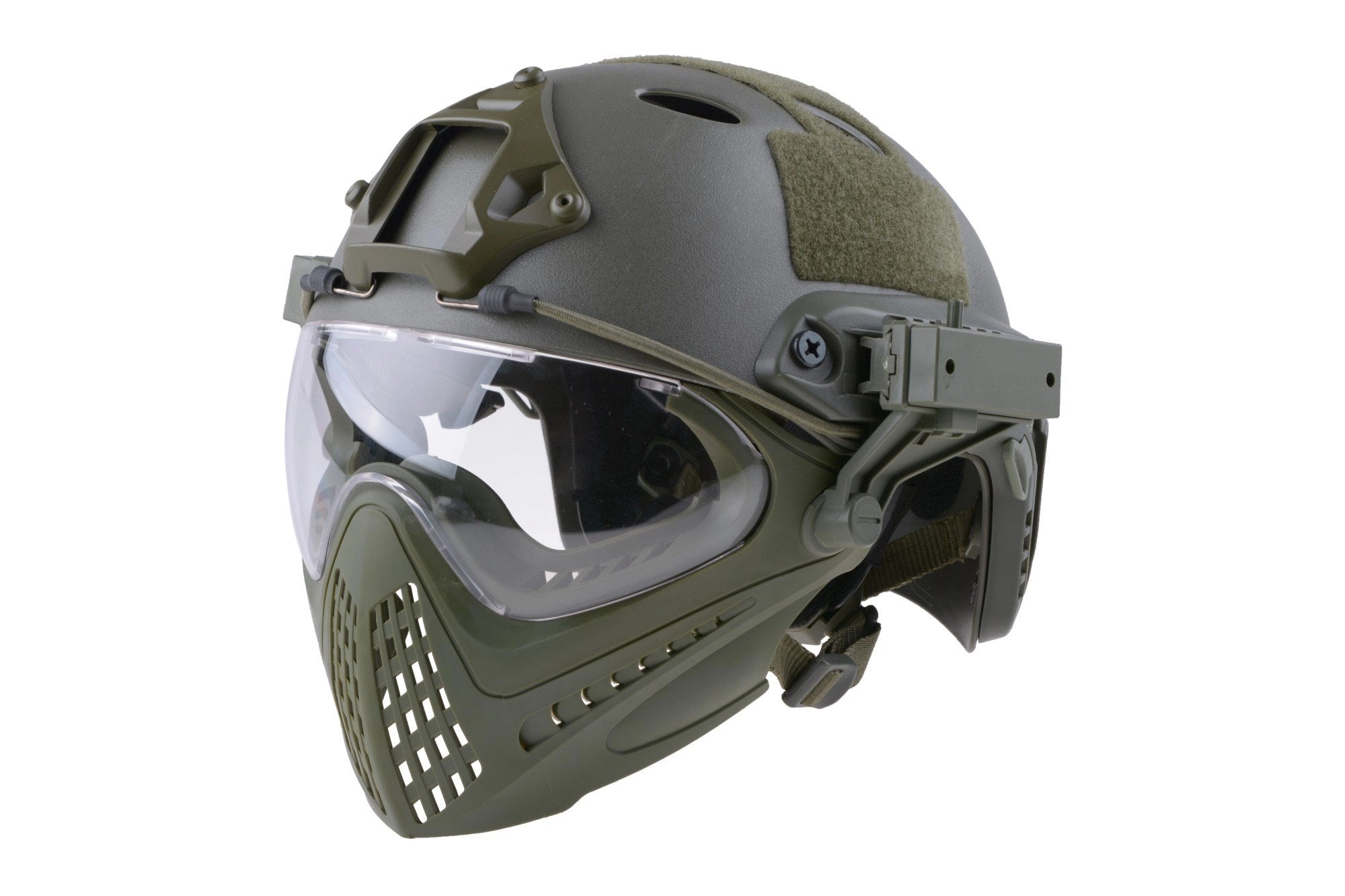 FAST PJ Piloteer helmet replica - Olive-3
