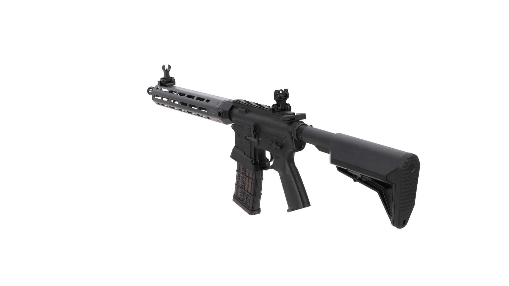 King Arms x Lancer Systems airsoft Carbine L15 LCH7 12" Real Carbon Black-2