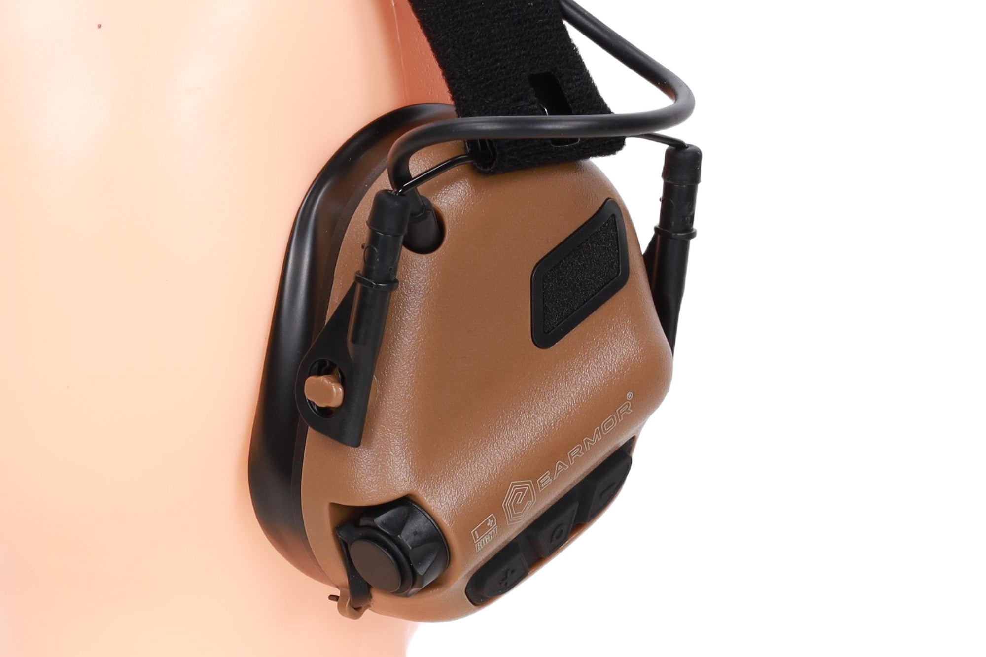 Earmor M32X Plus Active Hearing Protectors - Coyote Brown-3