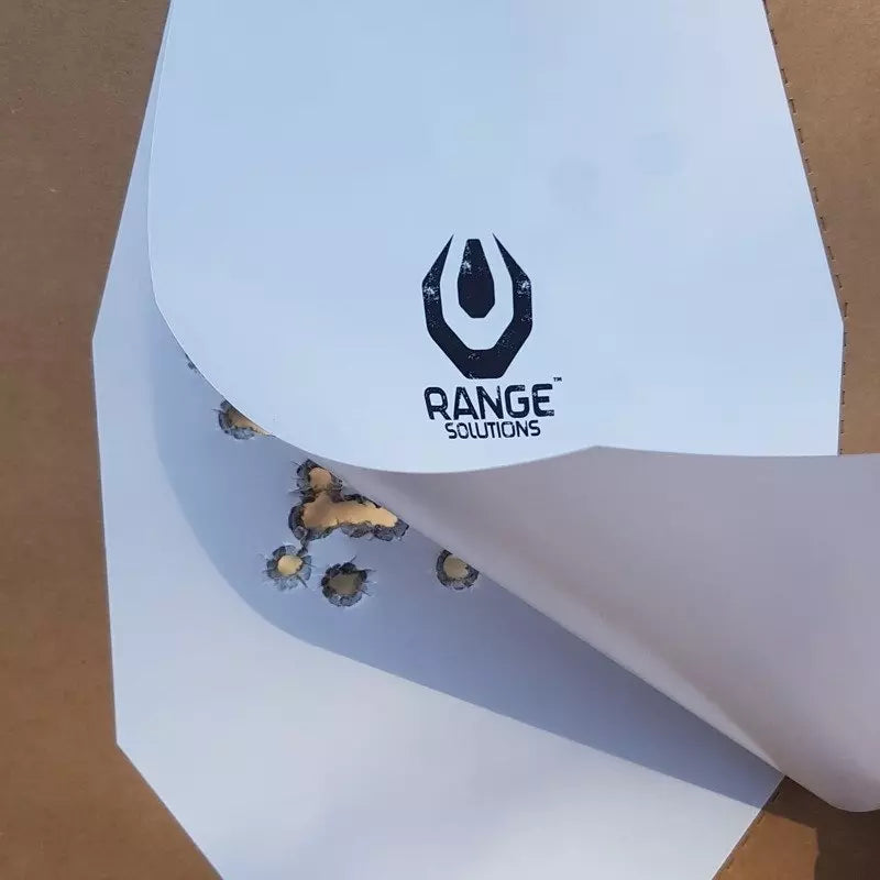 Range Solutions Alpha Zone Stickers - 50 pcs. - White
