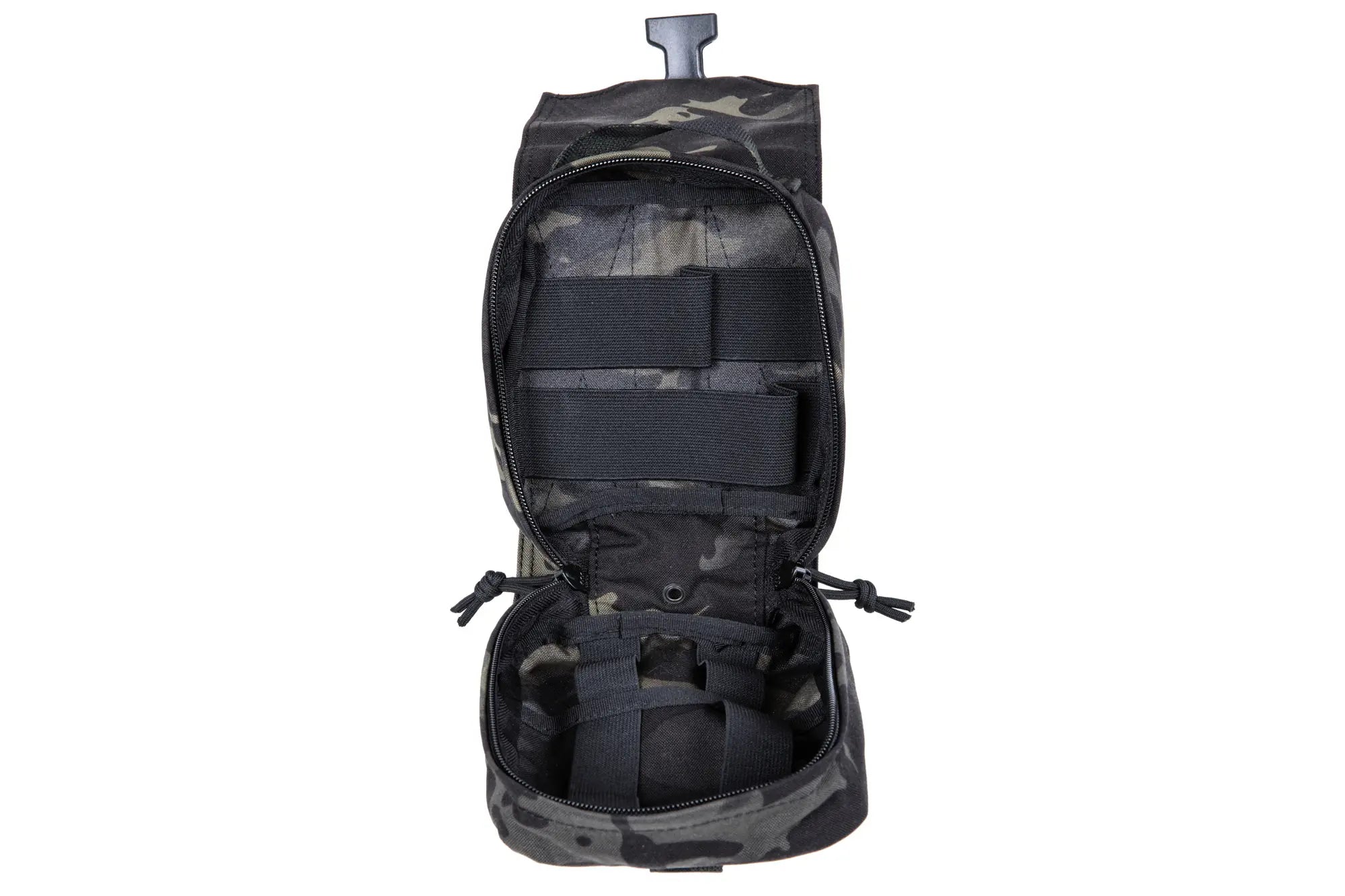 First aid kit with Molle panel Wosport Multicam Black