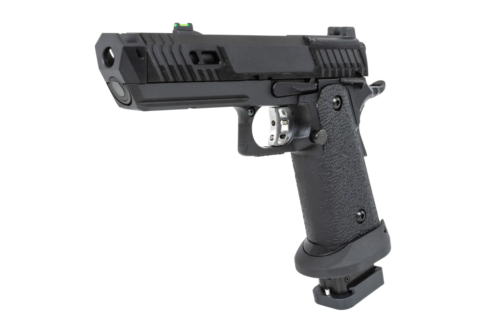 airsoft SRC Dark Viper DUAL POWER pistol with CO2 magazine Black