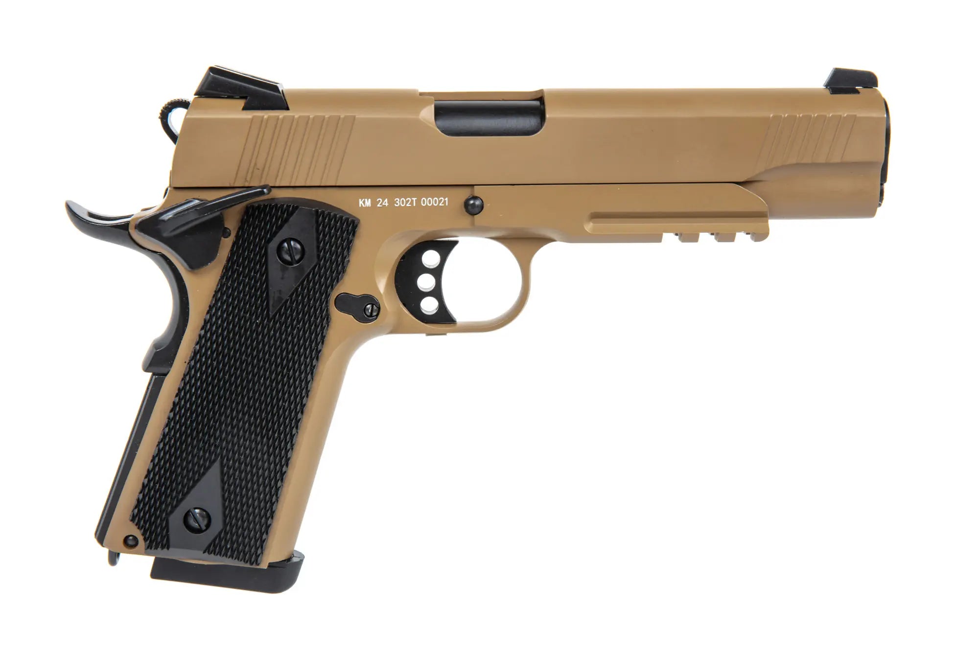 Replica of the Double Bell M1911 302 Tan pistol-3