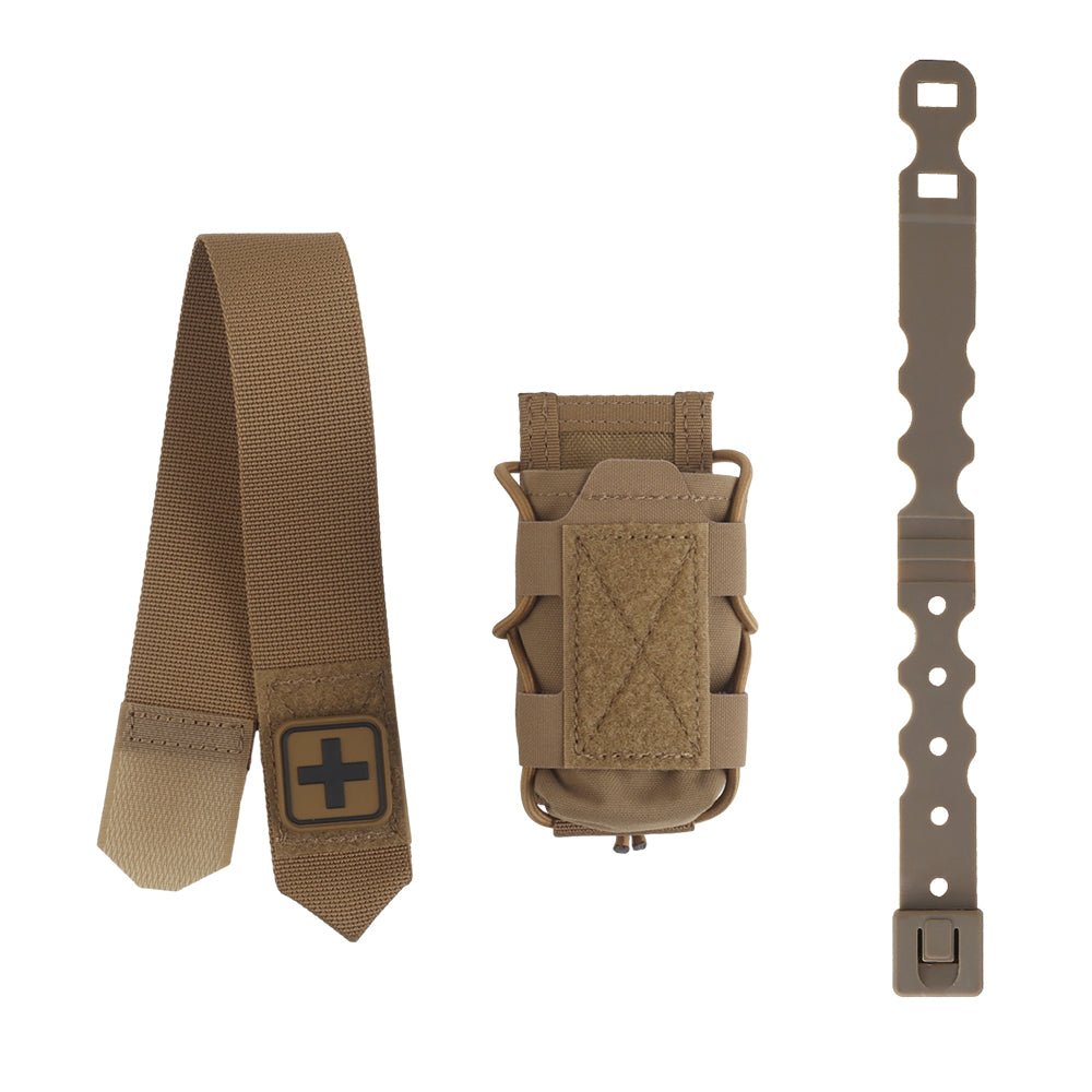 Wosport BP-137 Coyote Brown tactical stasis pouch-2