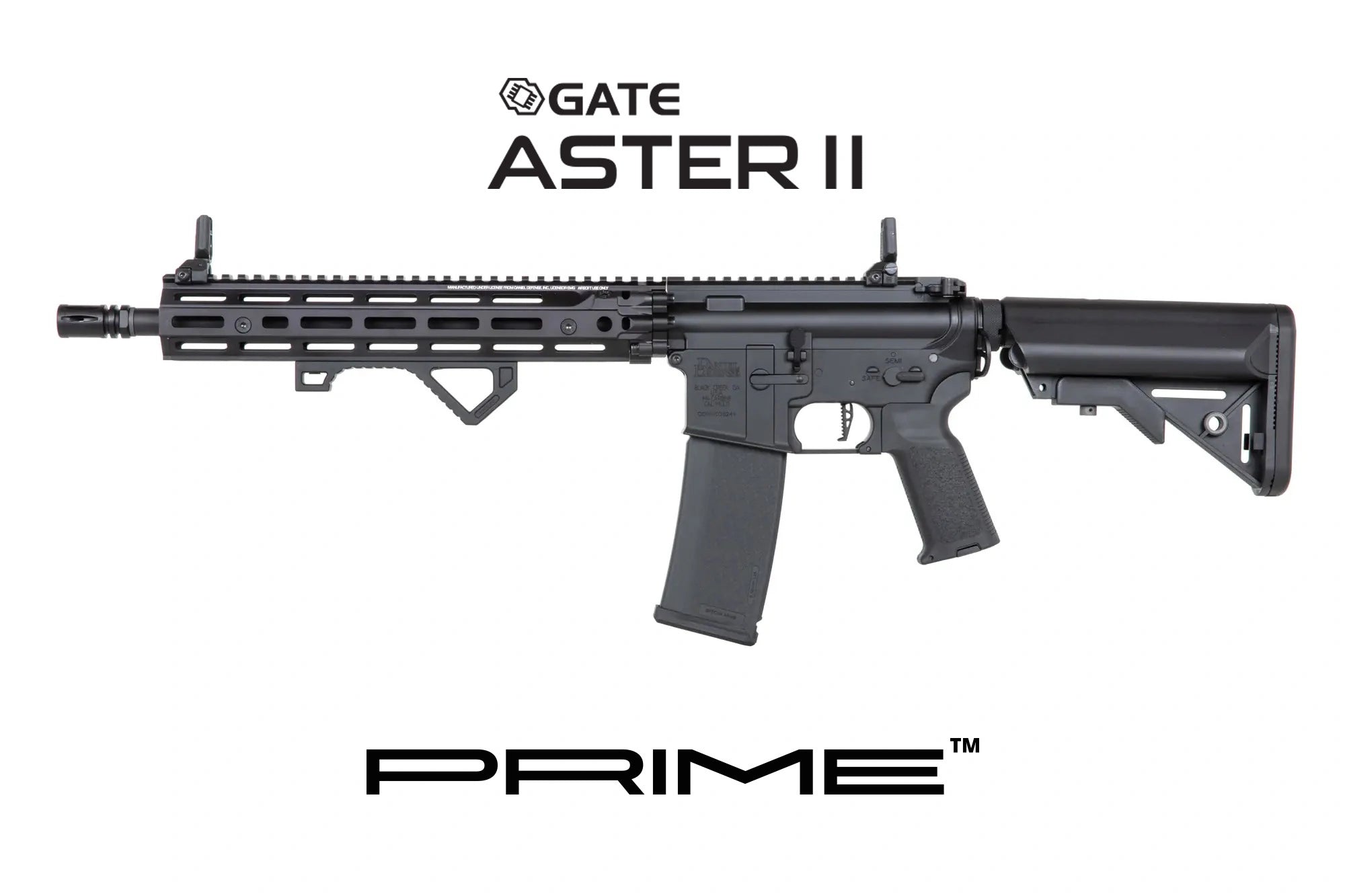 airsoft Specna Arms Daniel Defense® RIS III 12.5'' SA-P28 Prime™ Aster II ETU carbine with brushless motor Black-7