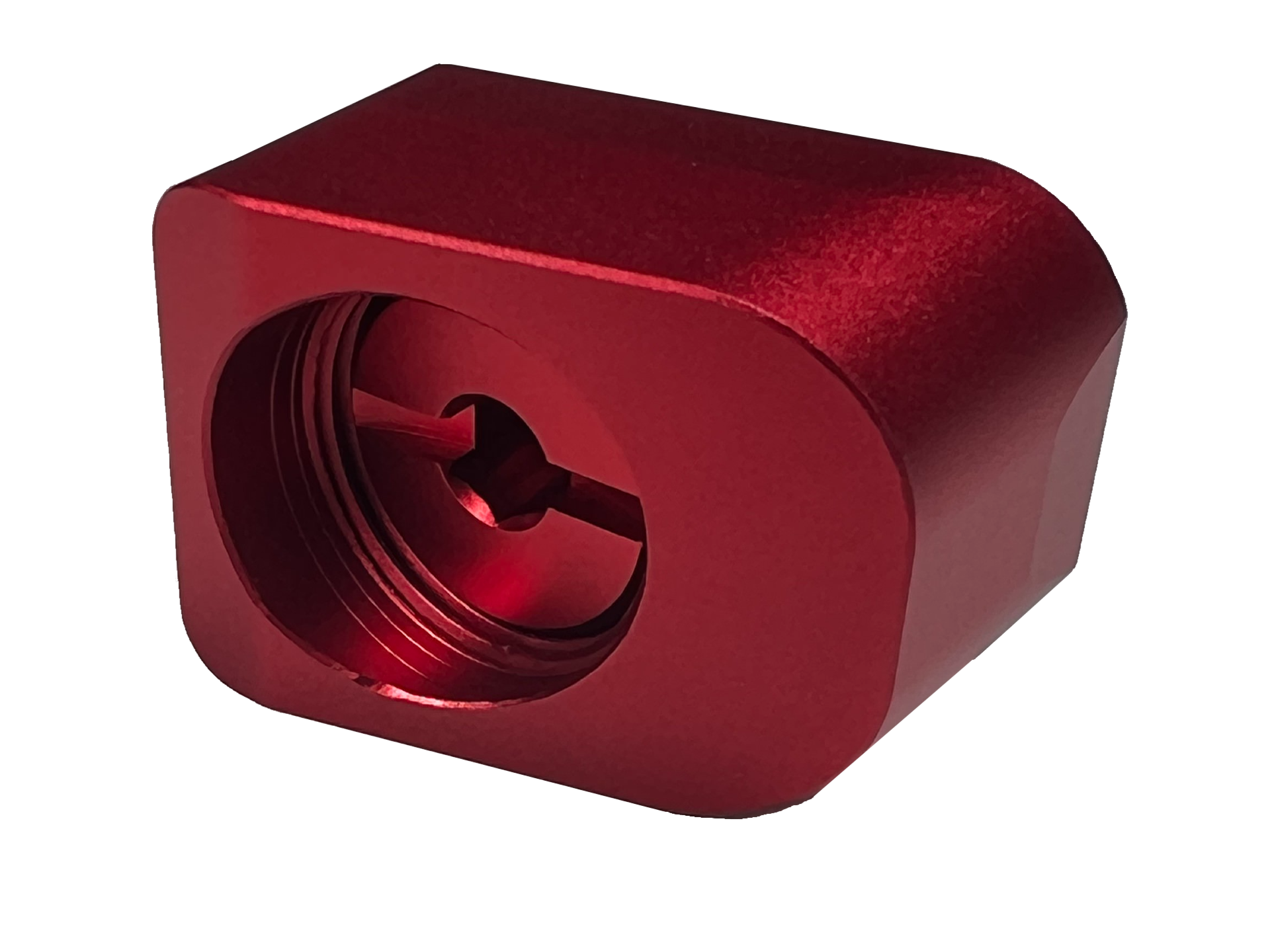 AA CNC Aluminum Enlarged CO2 Magazine Base Plate AAP-01 - Red