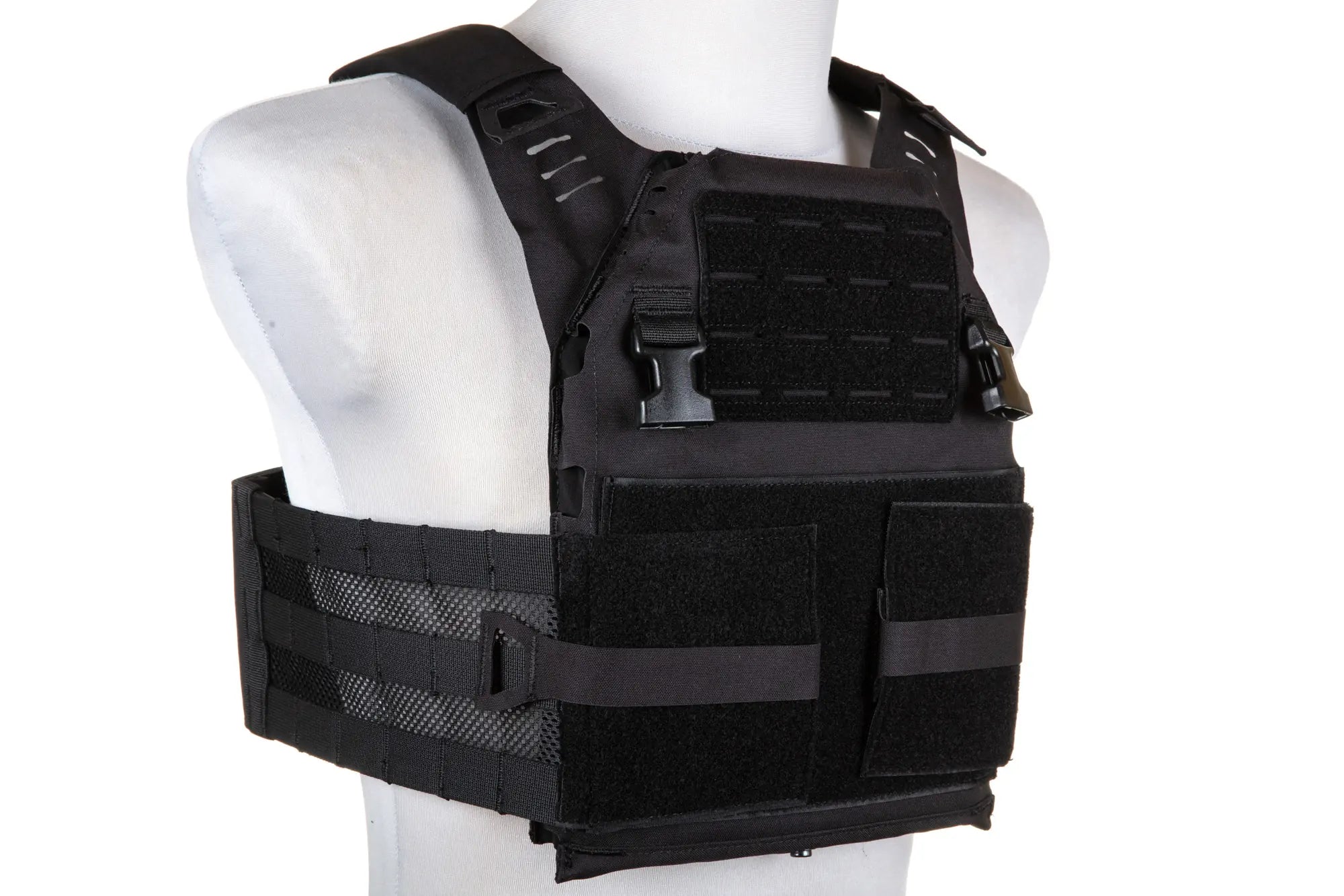 Wosport VE-97 Plate Carrier Tactical Vest Black-1