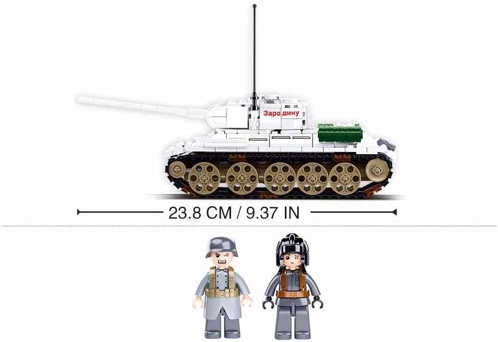 WWII Soviet T34 white - B0978