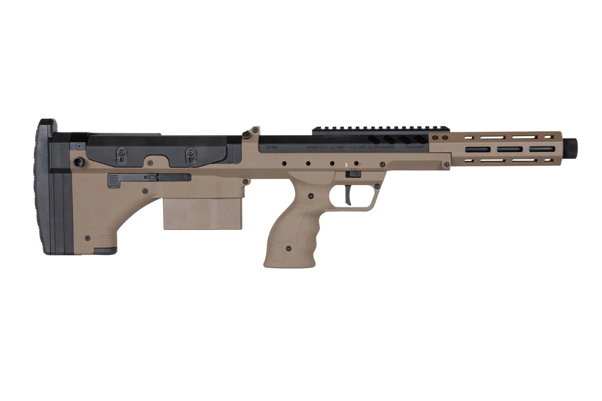 Desert Tech SRS-A2/pim/M2 Sport 16" (left-handed) FDE sniper airsoft rifle-1