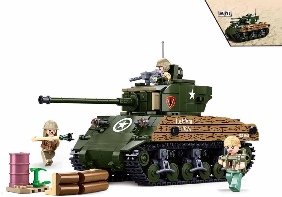 WWII US M4A3 Sherman (76) - B1110