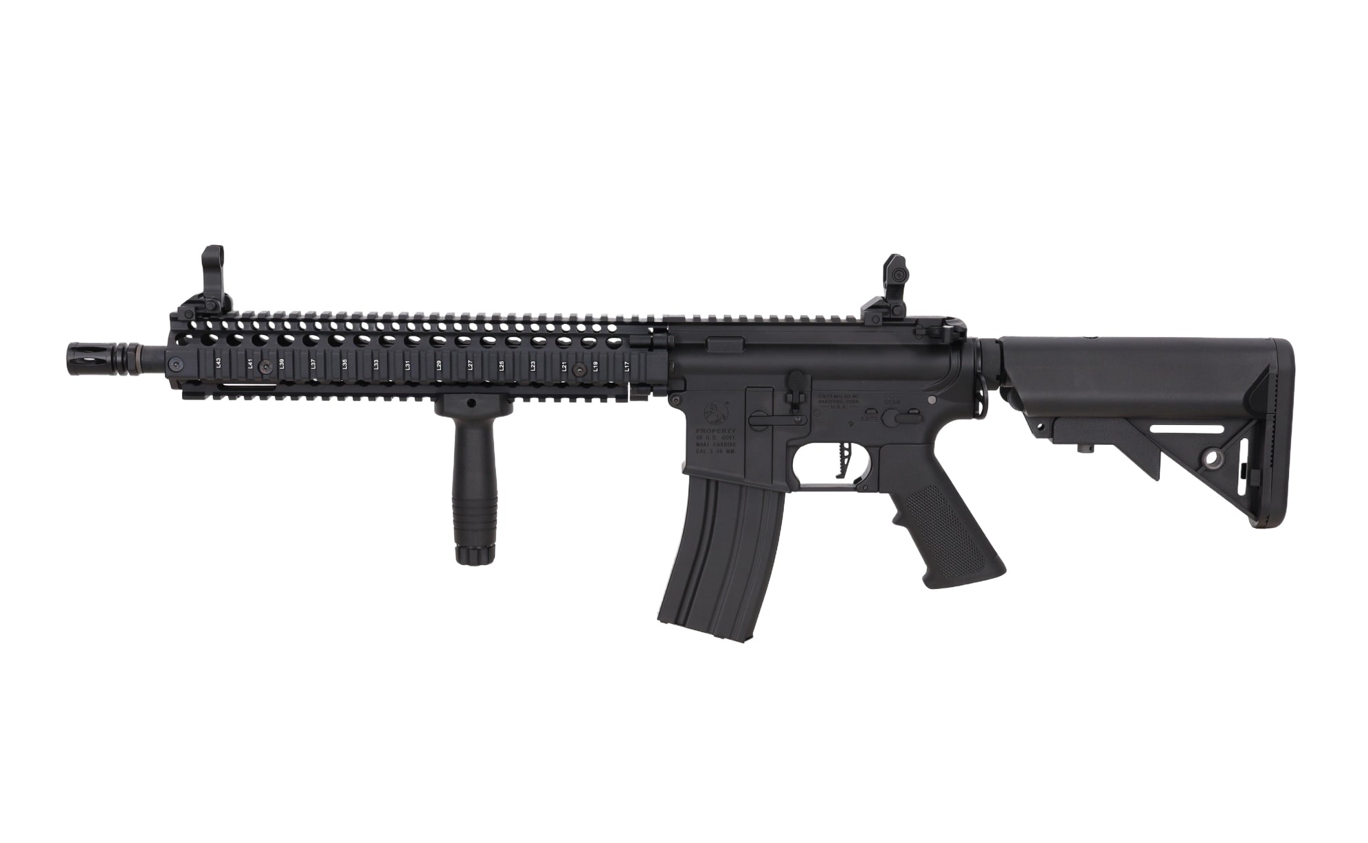 Colt x Daniel Defense MK18 SA-P26 PRIME BLDC 14.5" AEG Assault Rifle – Black-10