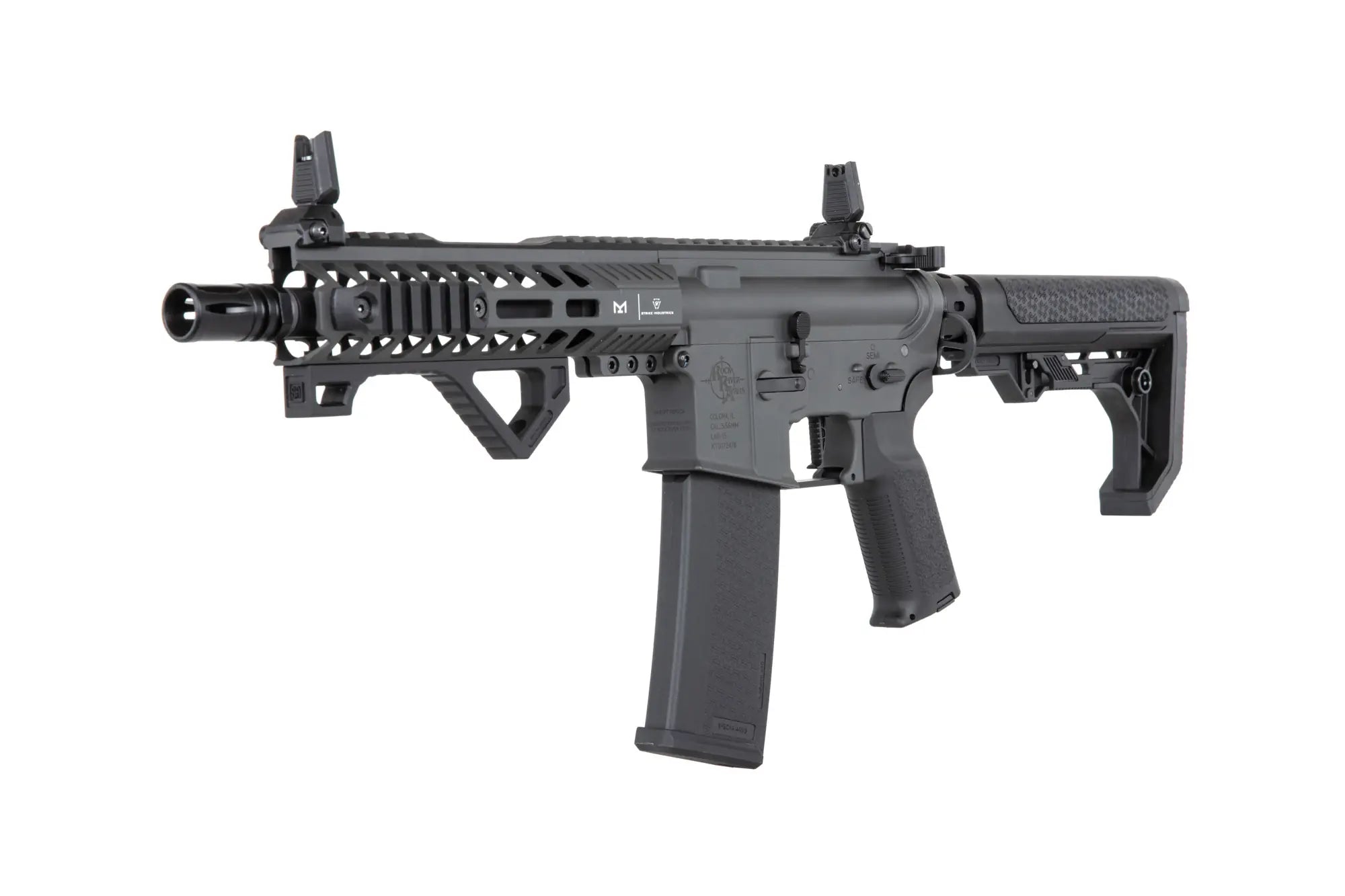 Specna Arms RRA SA-P17 Prime™ Light Ops Stock Aster II ETU airsoft Carbine with Brushless Motor Grey-4