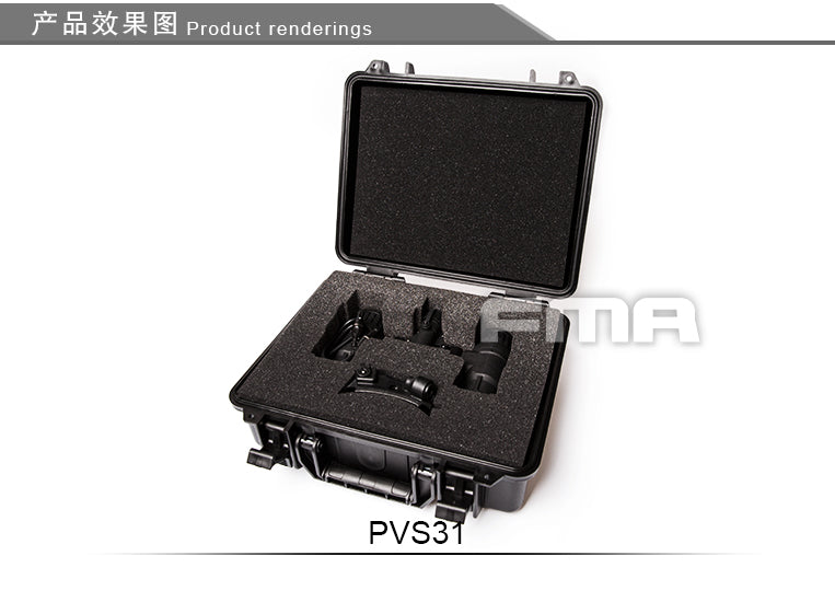 FMA PVS-31 NVG Dummy Replica, without Illumination - Black