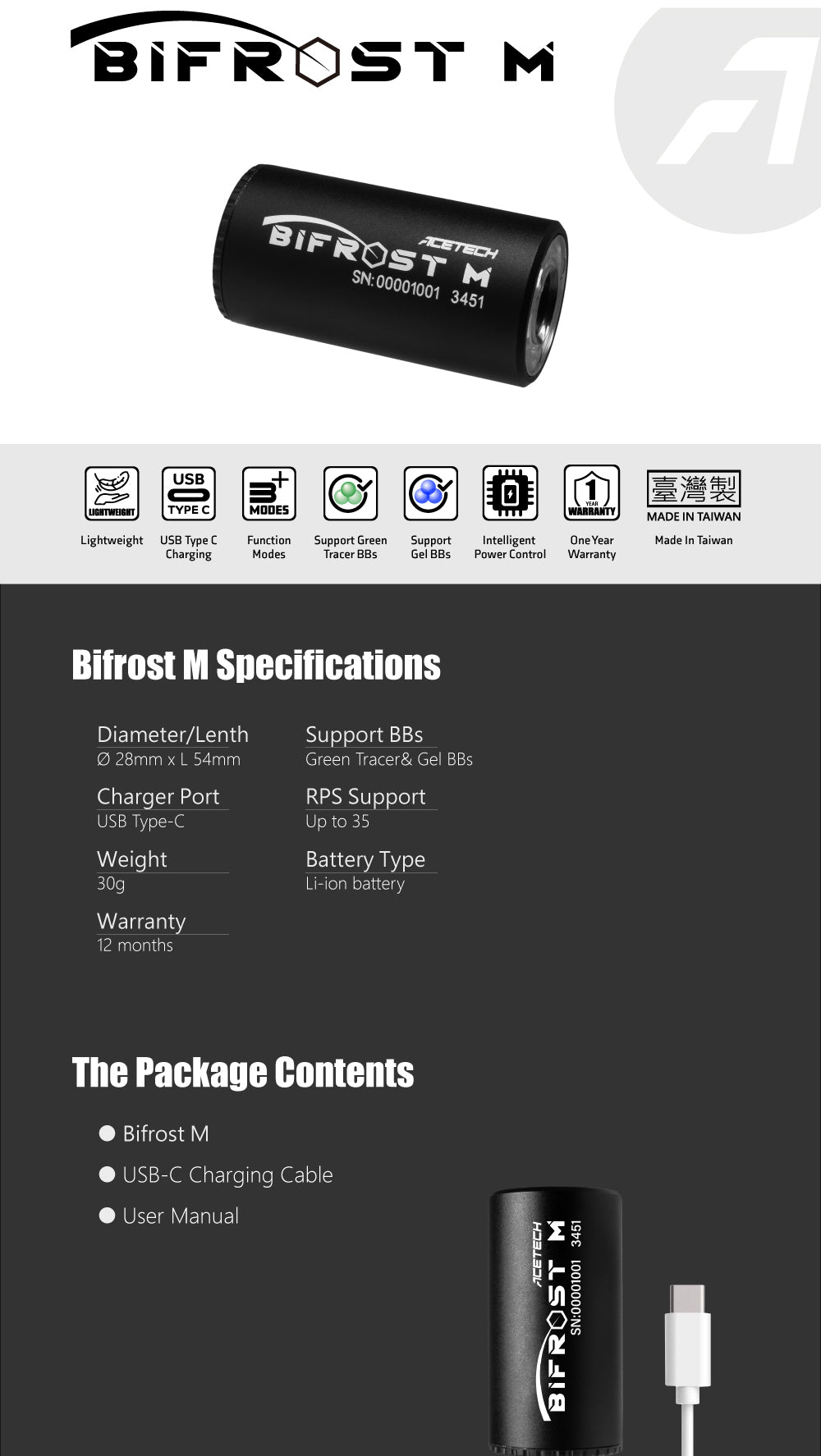 BIFROST M Tracer Module for Silencers