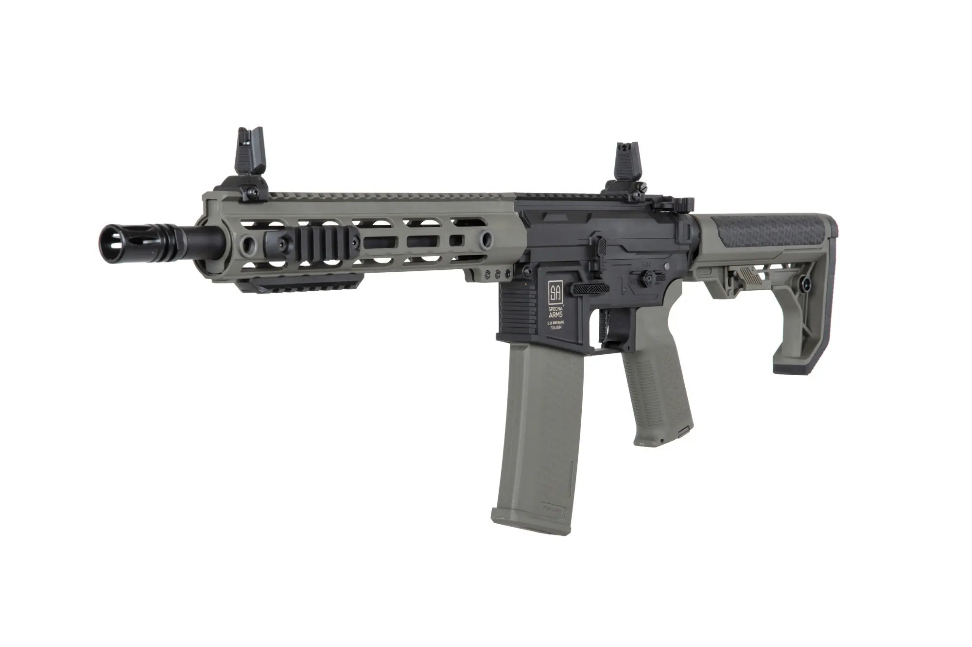 Specna Arms SA-F05-RL FLEX™ Light Ops Stock/ New Receiver HAL ETU™ Olive airsoft Carbine-3