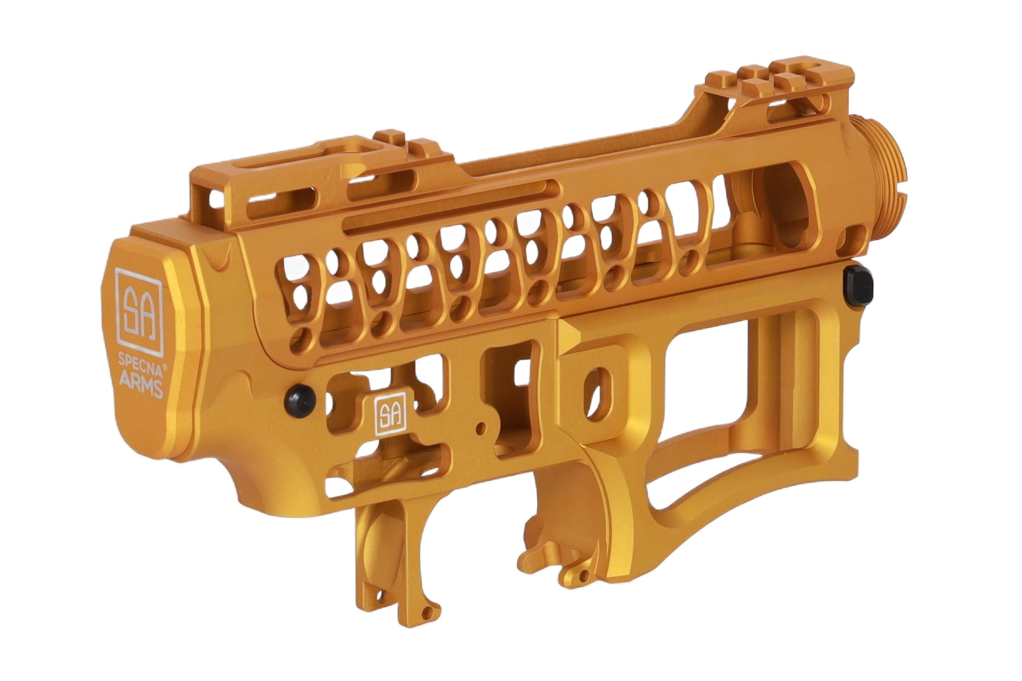 Specna Arms x Mancraft CNC Superlight M4 Speedsoft body ver.2 Gold-1
