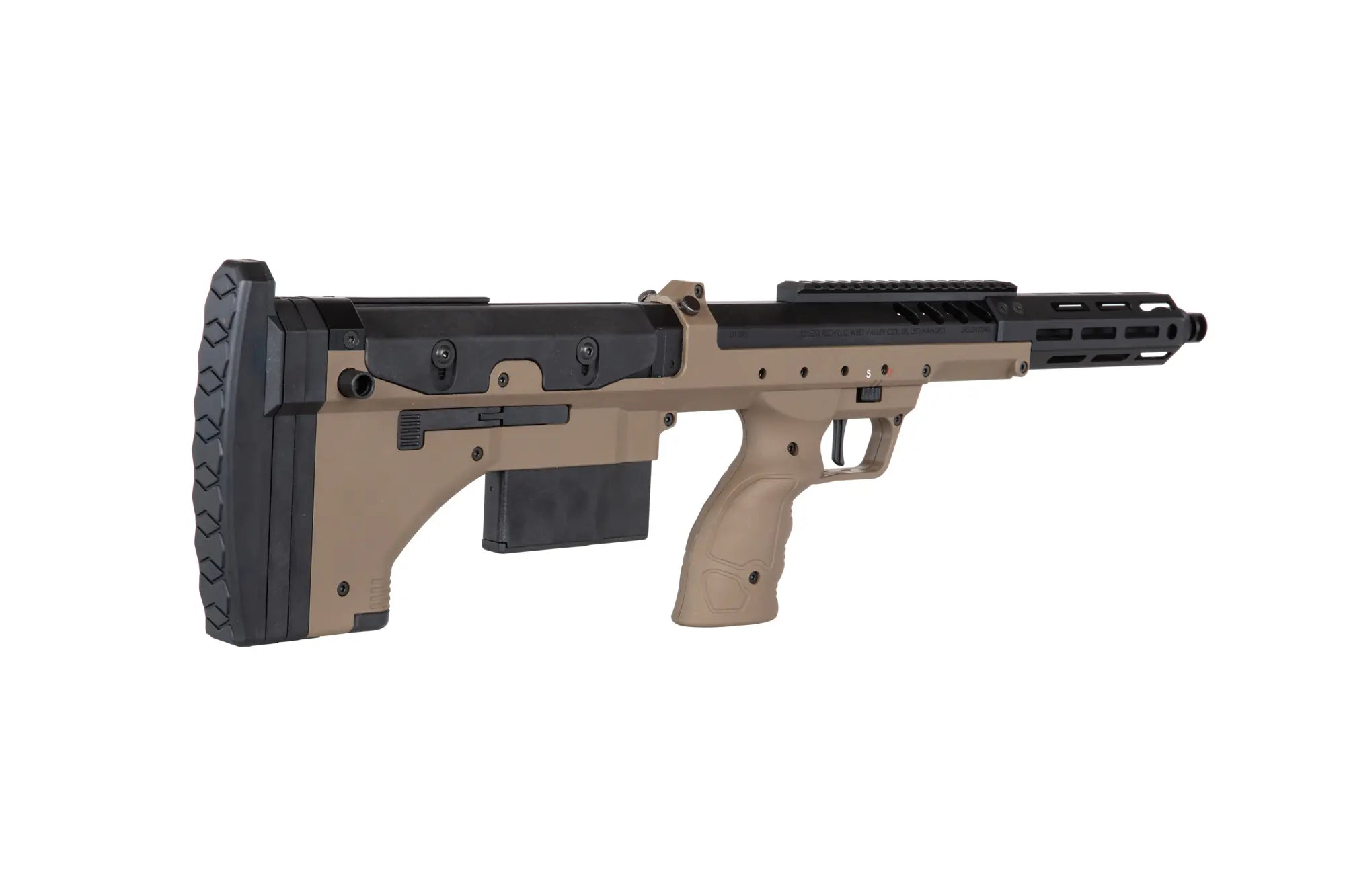 Desert Tech SRS-A2/pim/M2 Covert 16" (left-handed) FDE sniper airsoft rifle-1