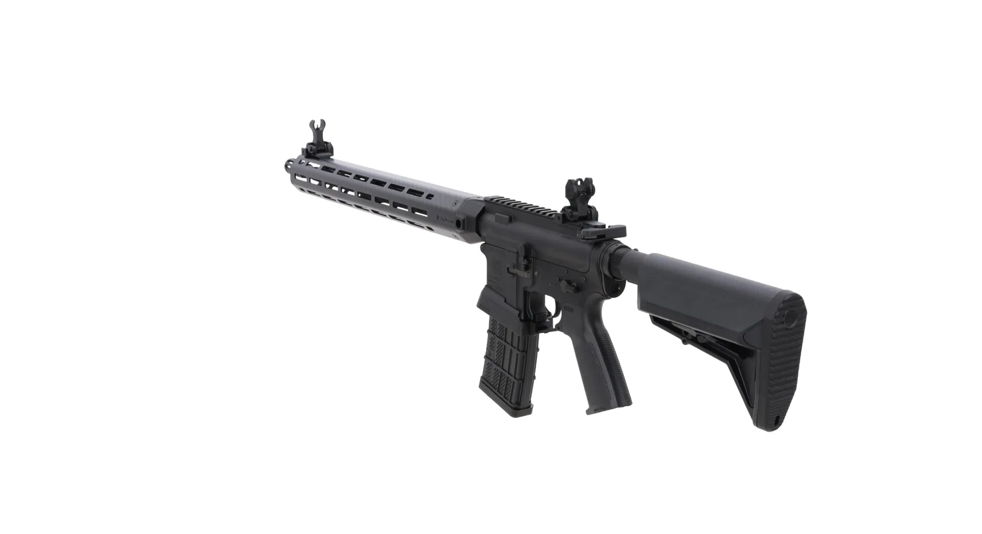 King Arms x Lancer Systems airsoft Carbine L15 LCH7 15" Faux Carbon Black-5