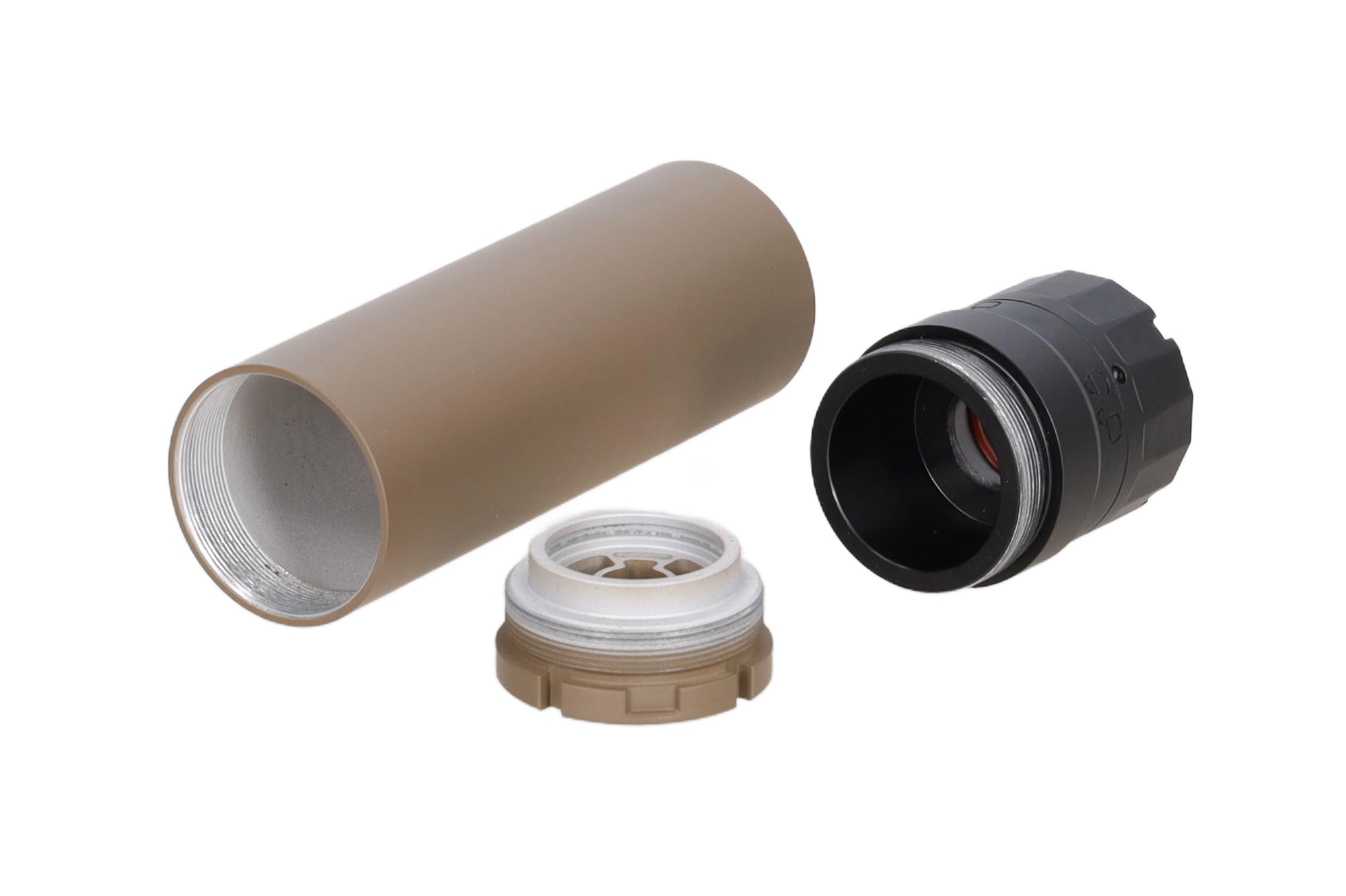 Gunfire Toxicant XM5 Style Half-Tan Dummy Silencer
