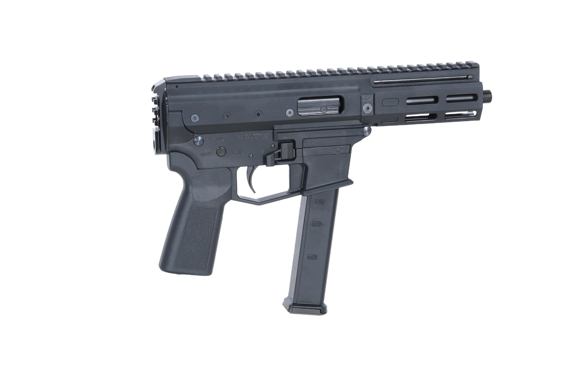 Lambda Defence x Angstadt Arms airsoft machine pistol MDP-9 Black-5