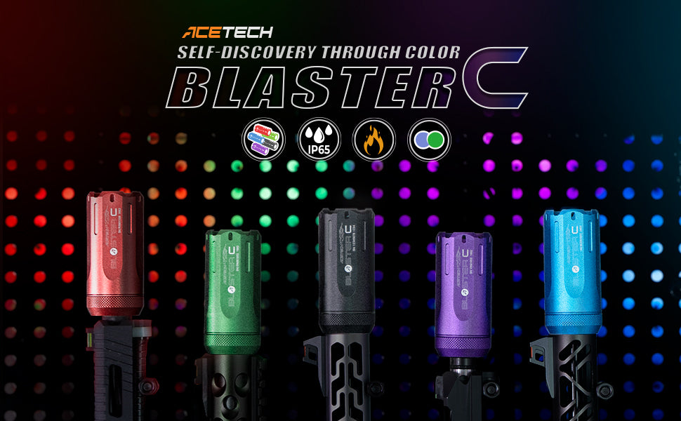 BLASTER C Tracer Unit with Muzzle Flame - Purple