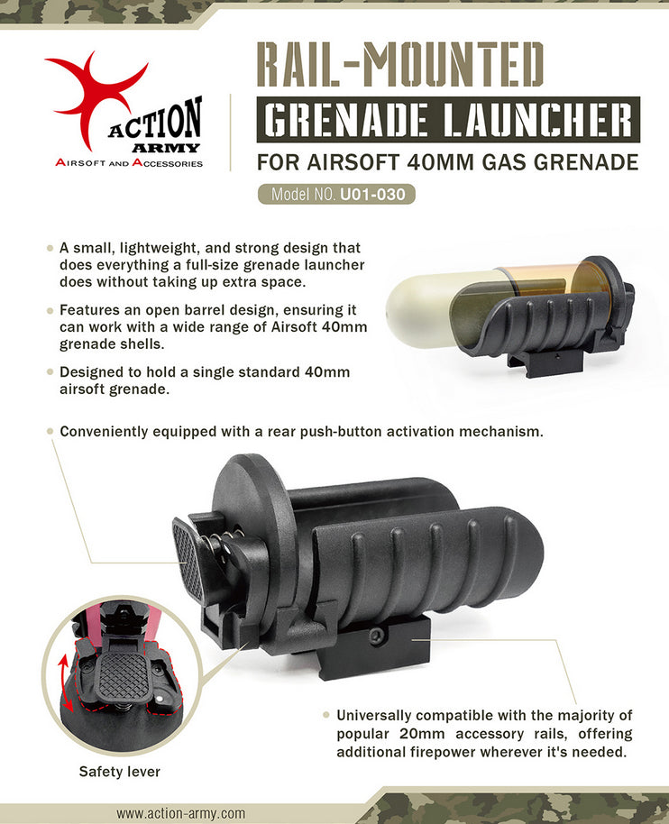 Mini Grenade Launcher 40mm - Black