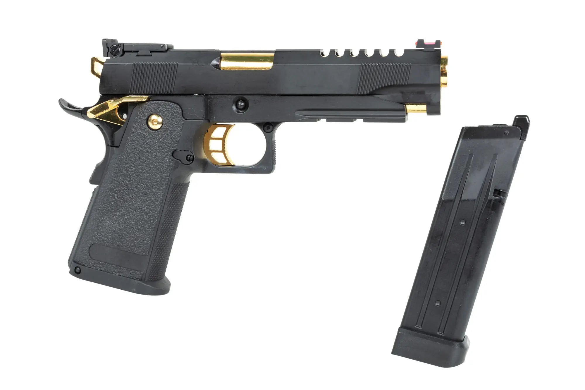 E&amp;C EC-2104 airsoft pistol Black and gold