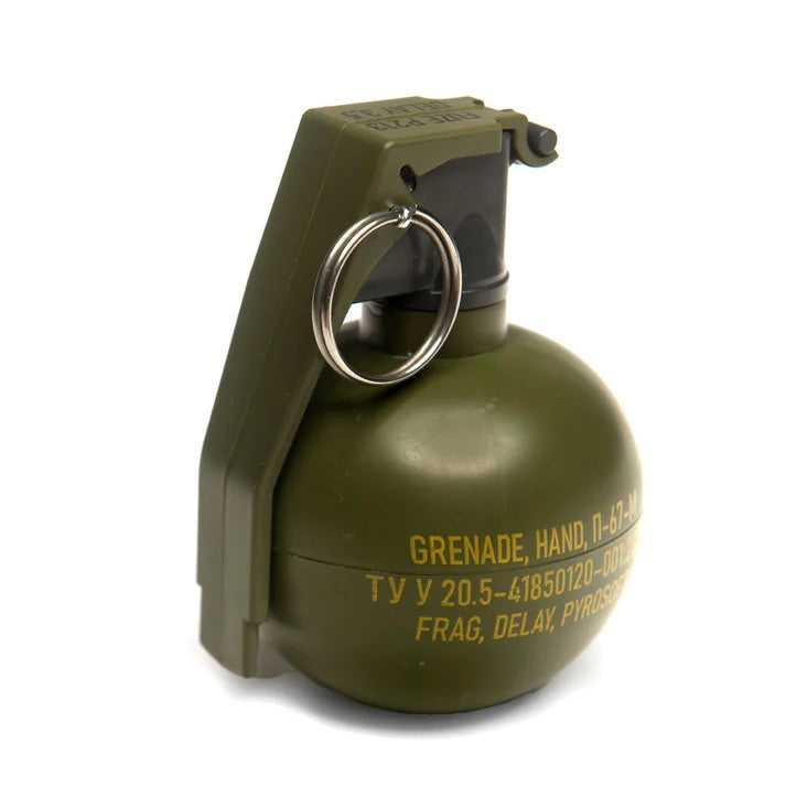 PYROSOFT 10x P-67M NATO Airsoft Hand Grenade (Chalk) - Green
