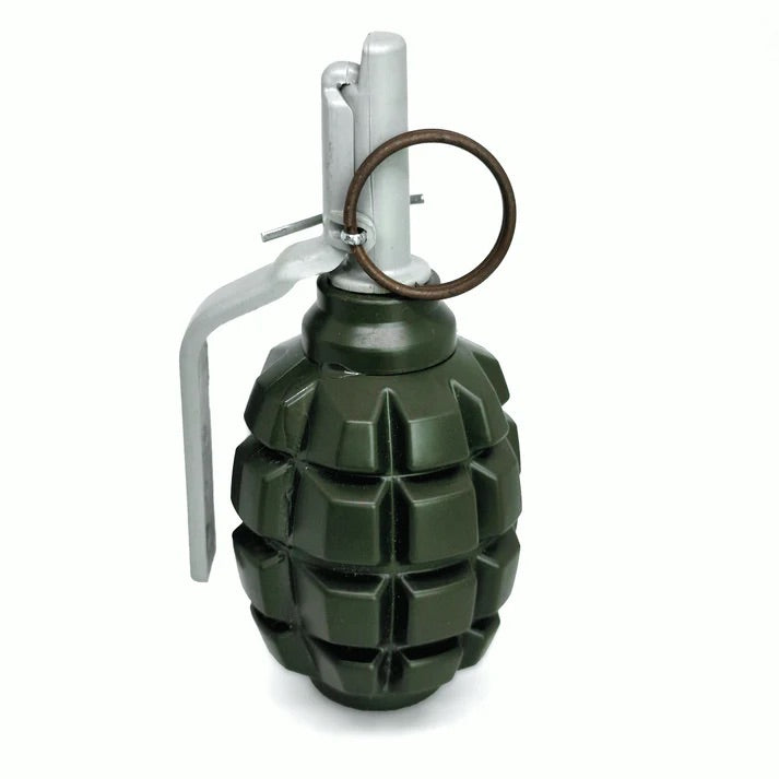 PYROSOFT 8x Pyro-F1M Airsoft Hand Grenade (Chalk) - Green