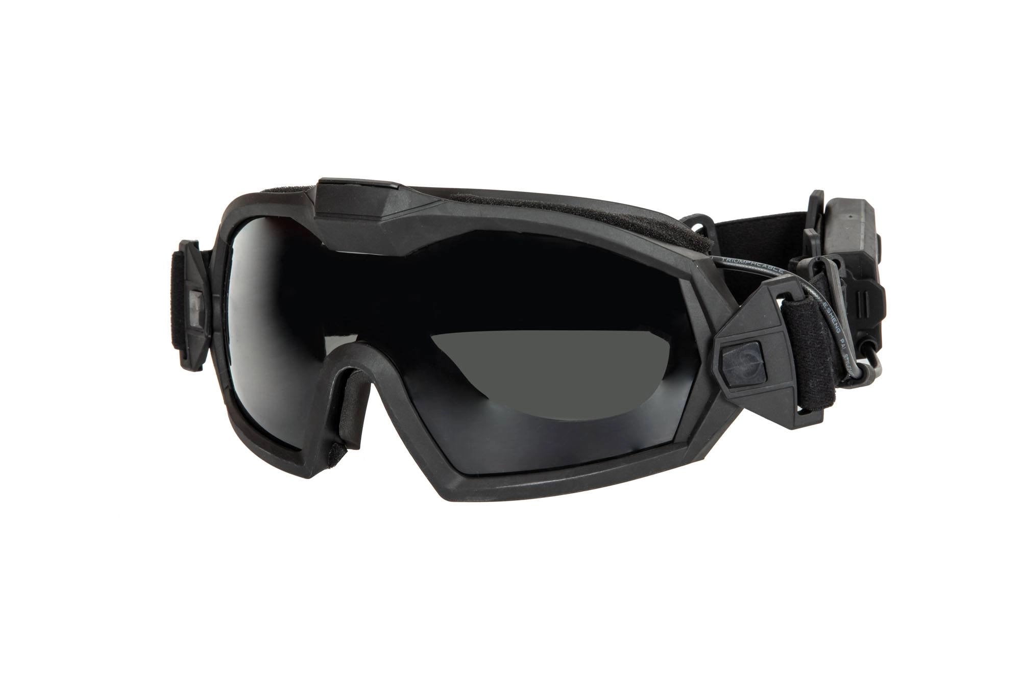 Tactical goggles with fan - Black-2