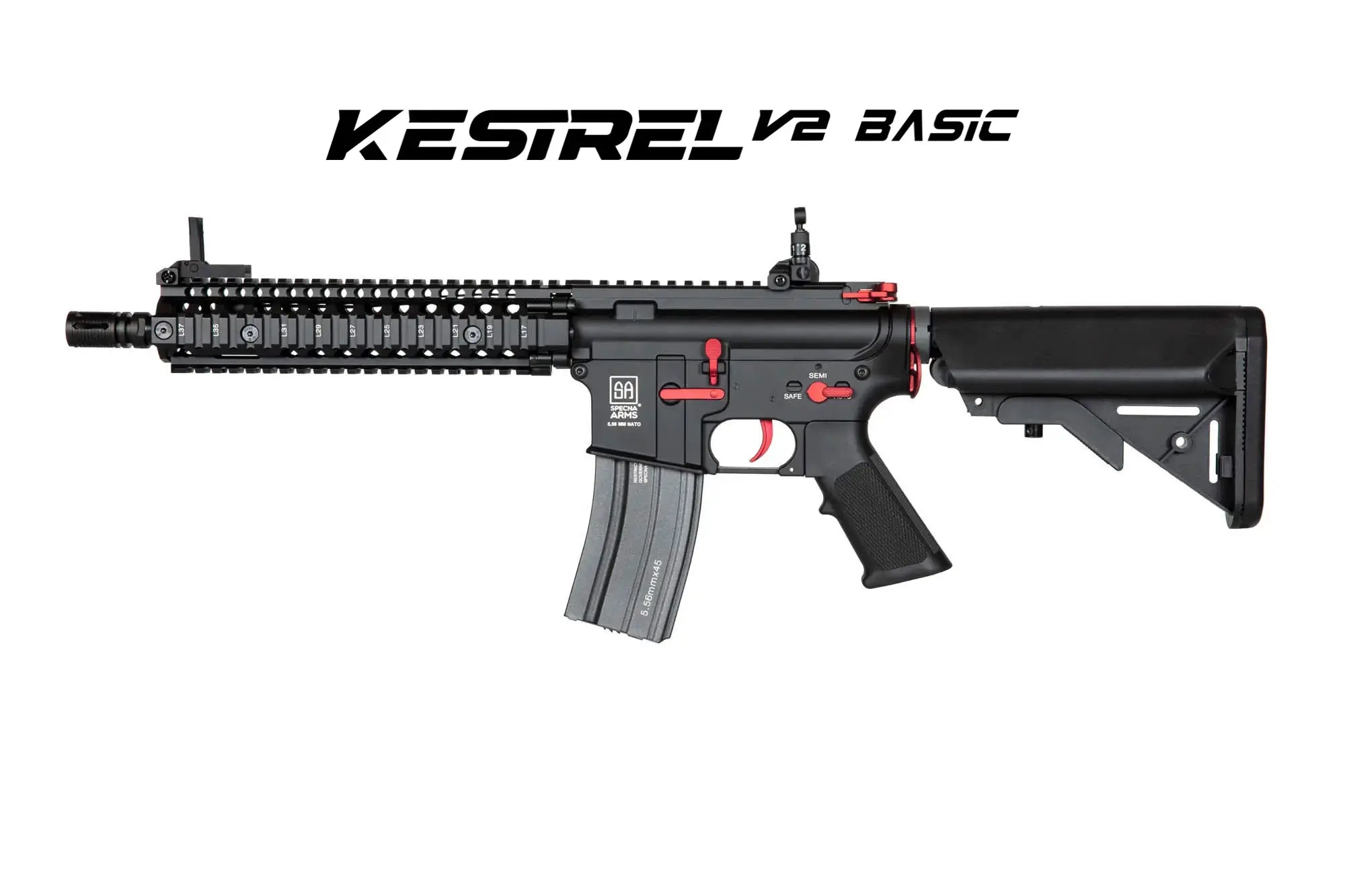 Specna Arms SA-A03 ONE™ Kestrel™ ETU Red Edition ASG Carbine-3