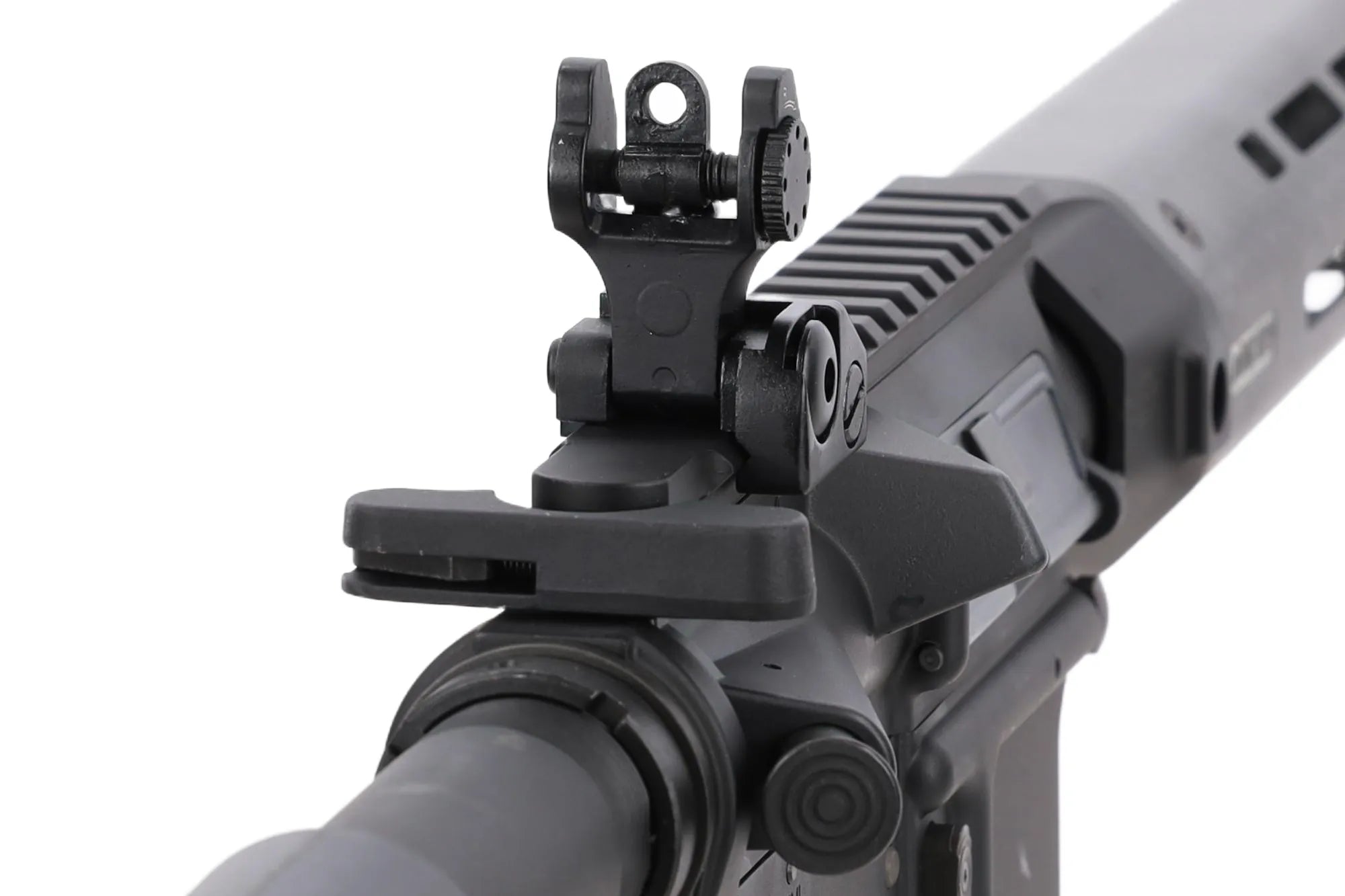 King Arms x Lancer Systems airsoft Carbine L15 LCH7 15" Real Carbon Black-4