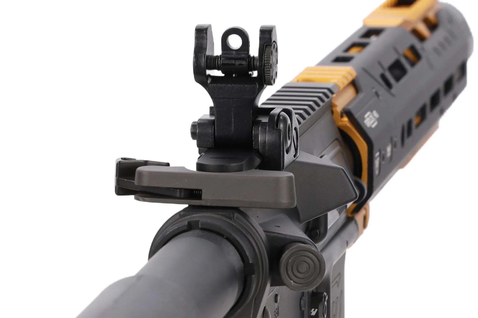 King Arms x Strike Industries Sentinel GRIDLOK® 11" Aster SE ETU Black and Gold airsoft Carbine-10