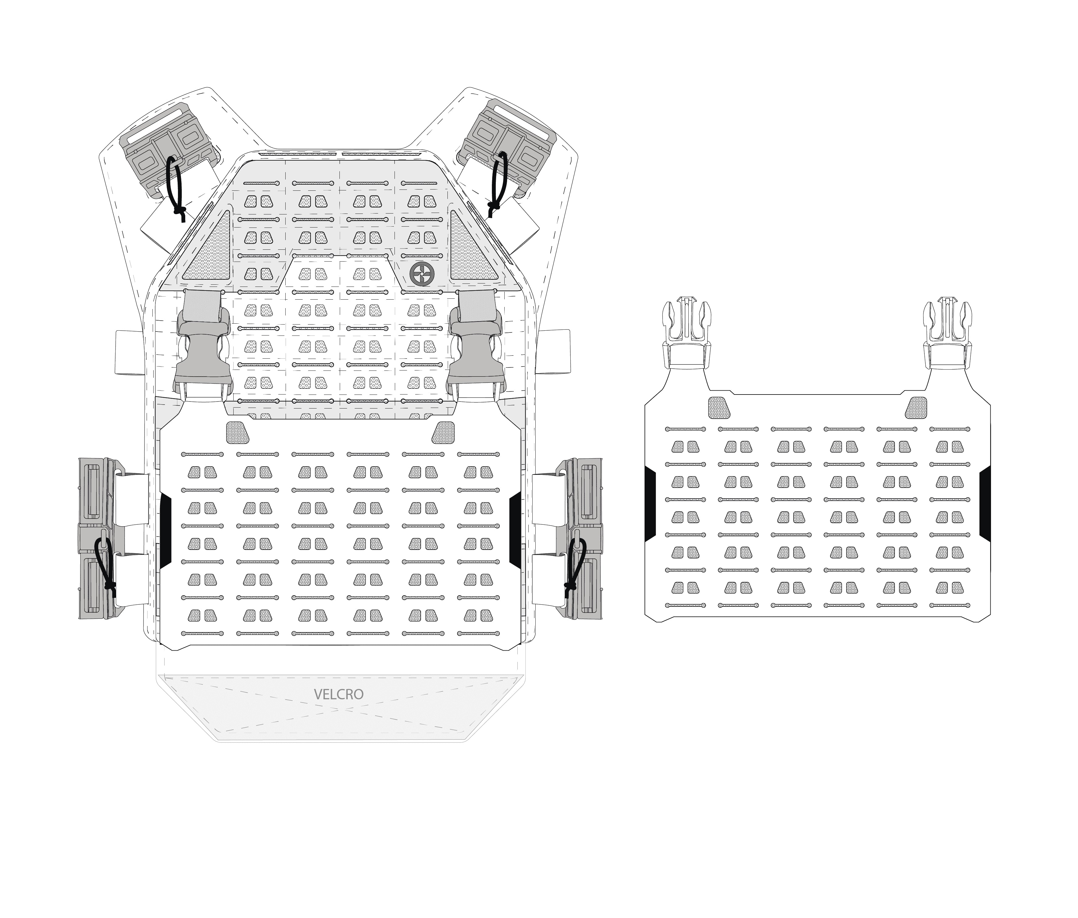 Novritsch ASPC MOLLE Flap - ACP Tropic