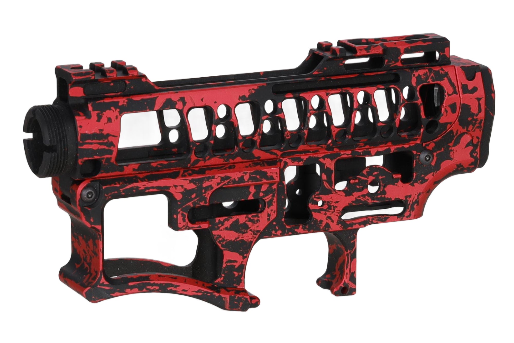 Specna Arms x Mancraft CNC Speedsoft Splash Anodised kit for M4/M16 replicas black-red-4