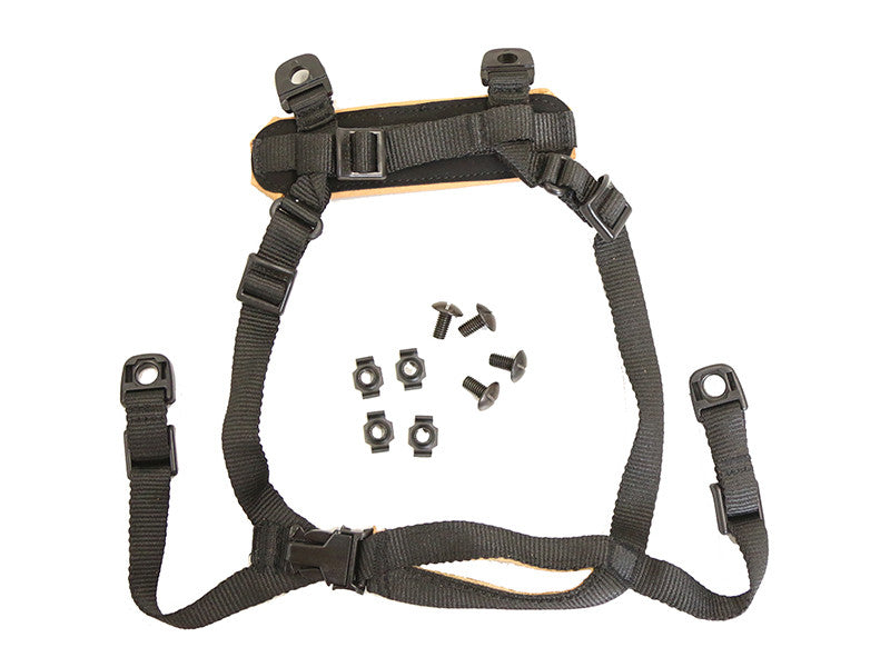 FMA Universal Helmet Suspension / Strap, H type - Black