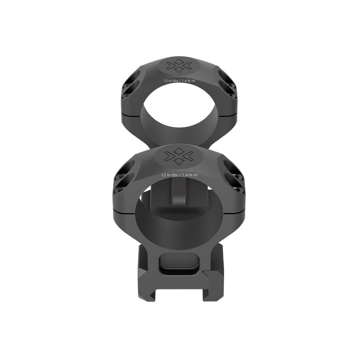 VO Cantilever 1.25 Inch Mounting Rings for 30mm Riflescope - Black
