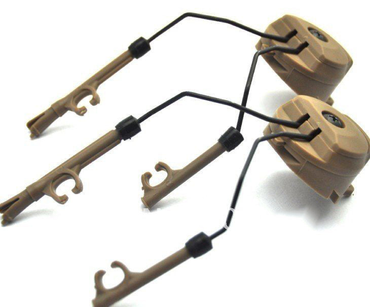 FMA ARC Helmet Mount for Peltor Comtac Headset - Tan
