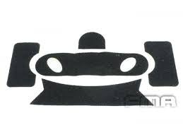 FMA Adhesive VELCRO Panels on Helmet, type PJ - Black