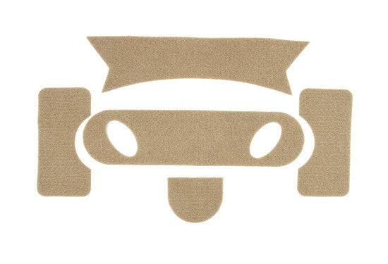 FMA Adhesive VELCRO Panels on Helmet, type PJ - Tan