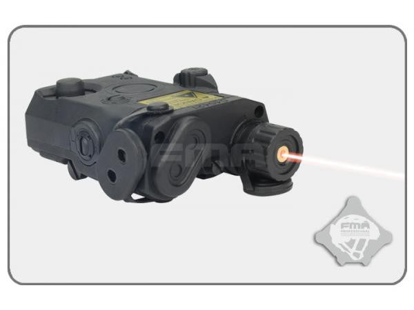 FMA PEQ 15 LA-5 Dummy Battery Box with Red Laser - Black