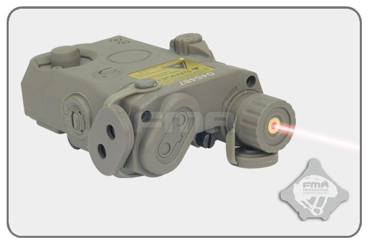 FMA PEQ 15 LA-5 Dummy Battery Box with Red Laser - FG