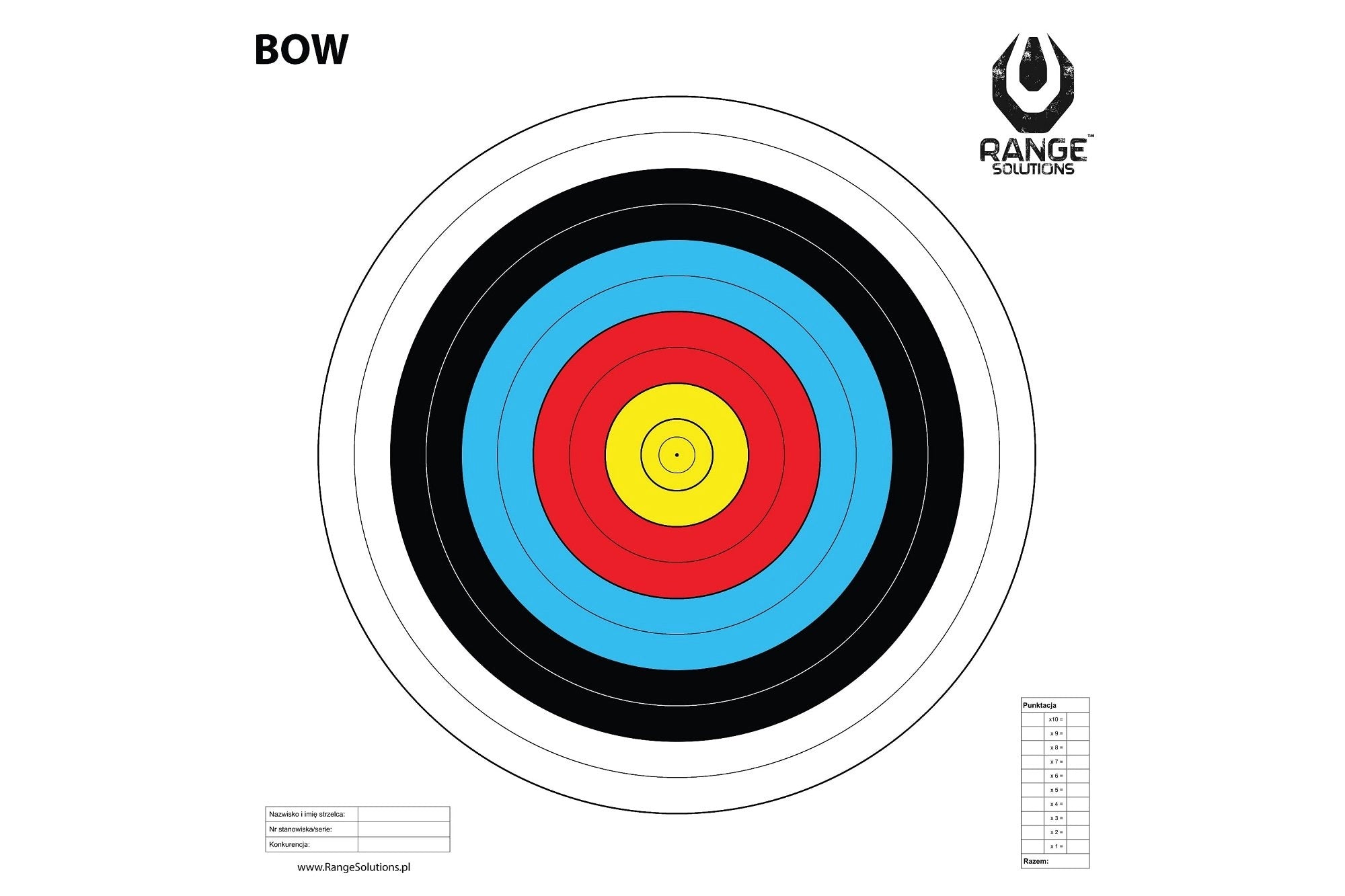 BOW Shooting Targets - 50 Pcs