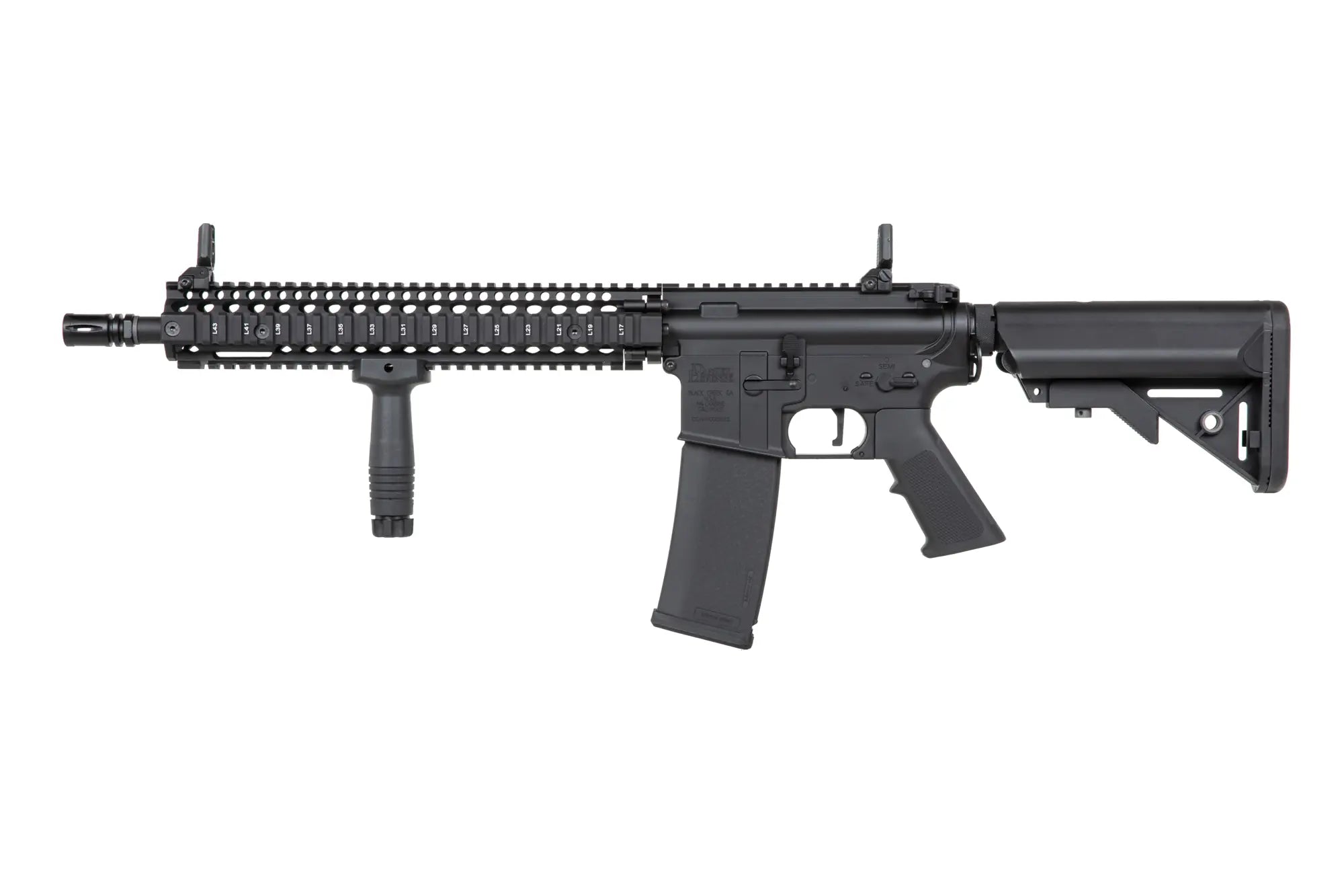 Specna Arms Daniel Defense® MK18 SA-P26 Prime™ Kestrel™ ETU airsoft Carbine with Brushless Motor Black-5