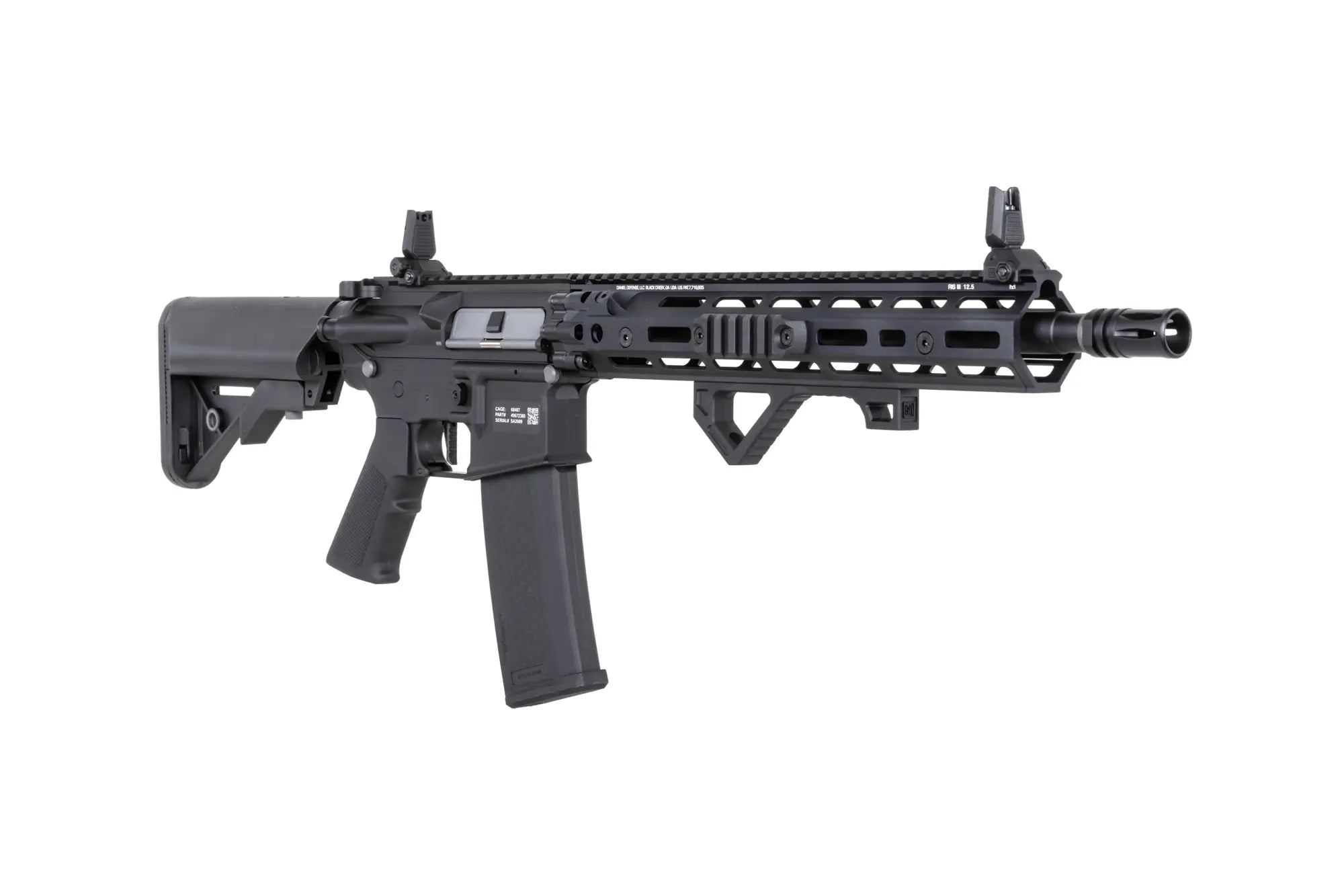 Specna Arms Daniel Defense® RIS III 12.5'' SA-C28 CORE™ HAL ETU™ Gen.2 airsoft Carbine Black-6