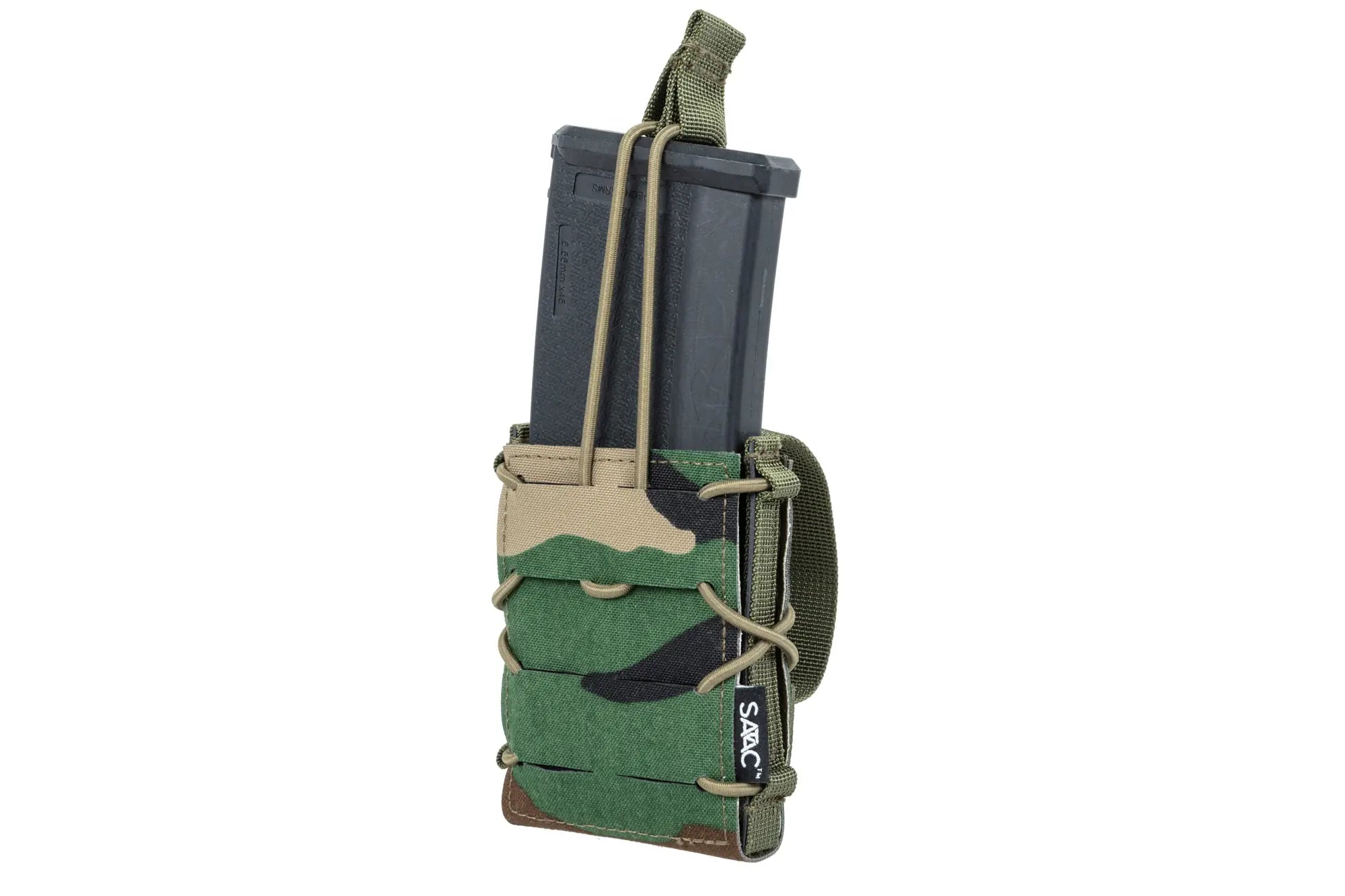 Single open type loader Tactical for rifle magazines - Woodland