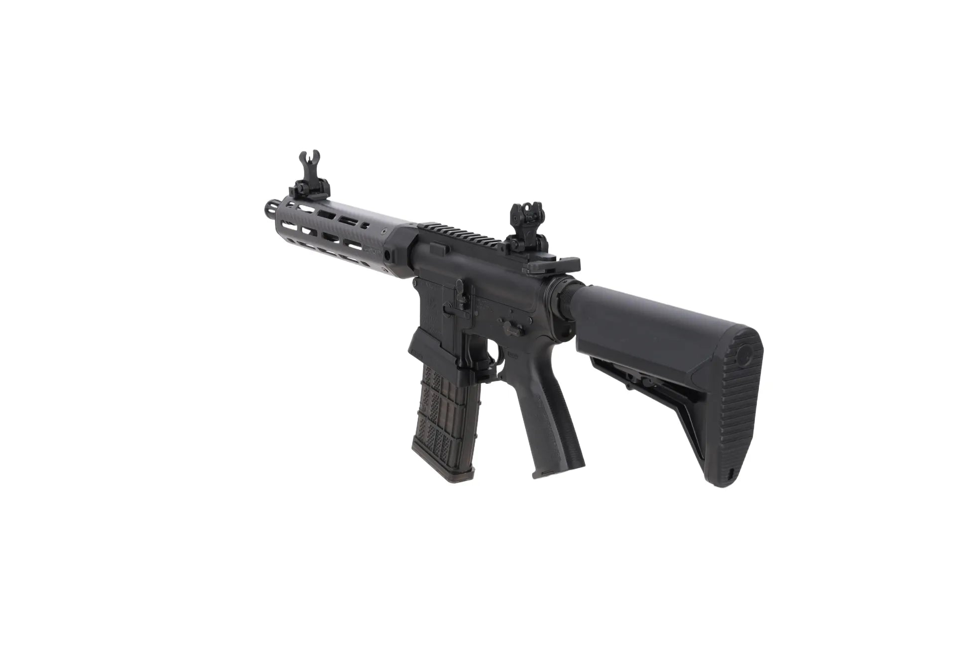 King Arms x Lancer Systems airsoft Carbine L15 LCH7 8" Real Carbon Black-3