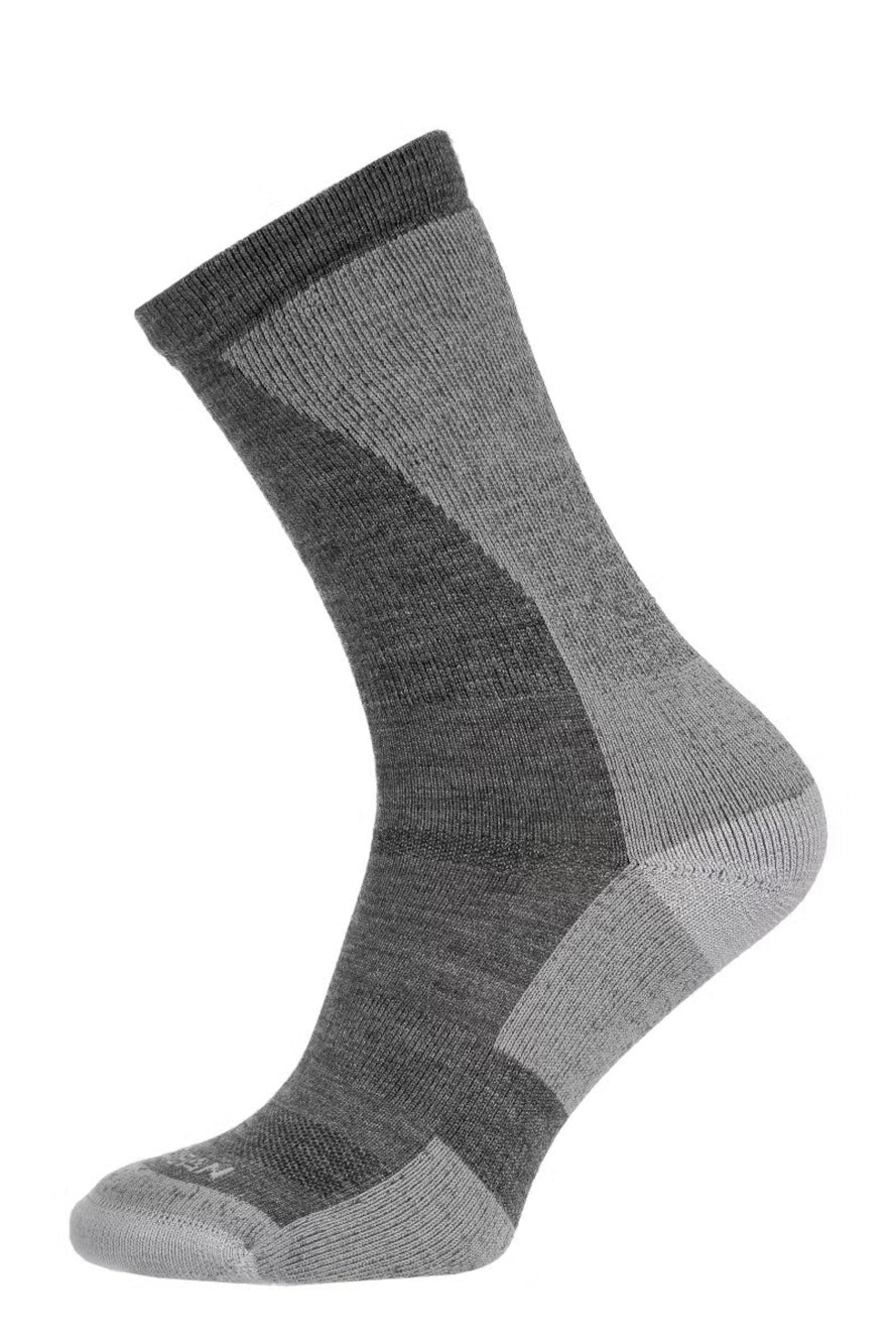 Na Giean ENHANCED MEDIUM WEIGHT CREW Socks NGCM0002 S (37-40) Grey-1