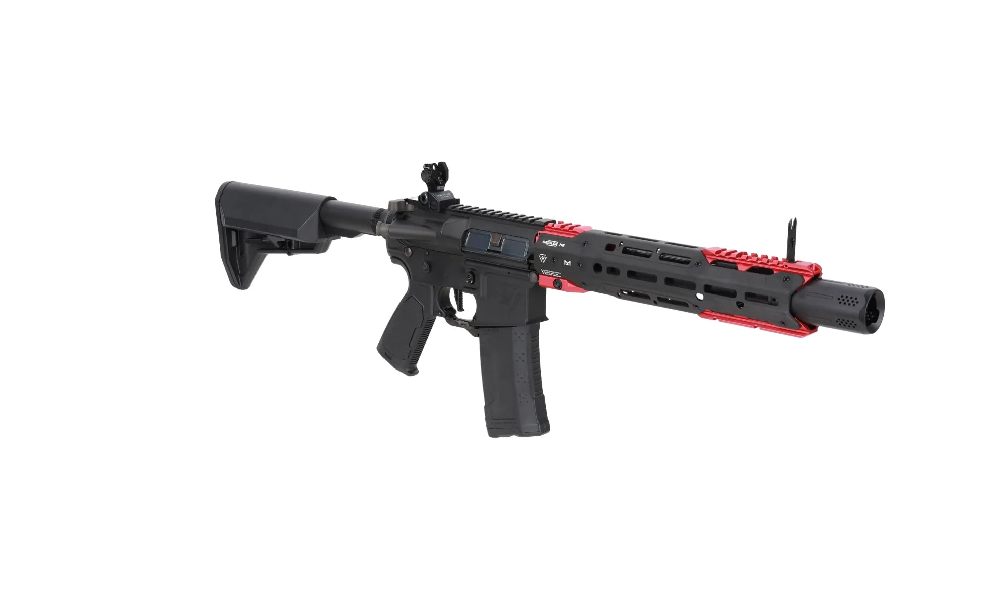 King Arms x Strike Industries Sentinel GRIDLOK® 11" Aster SE ETU Black and Red airsoft Carbine-4