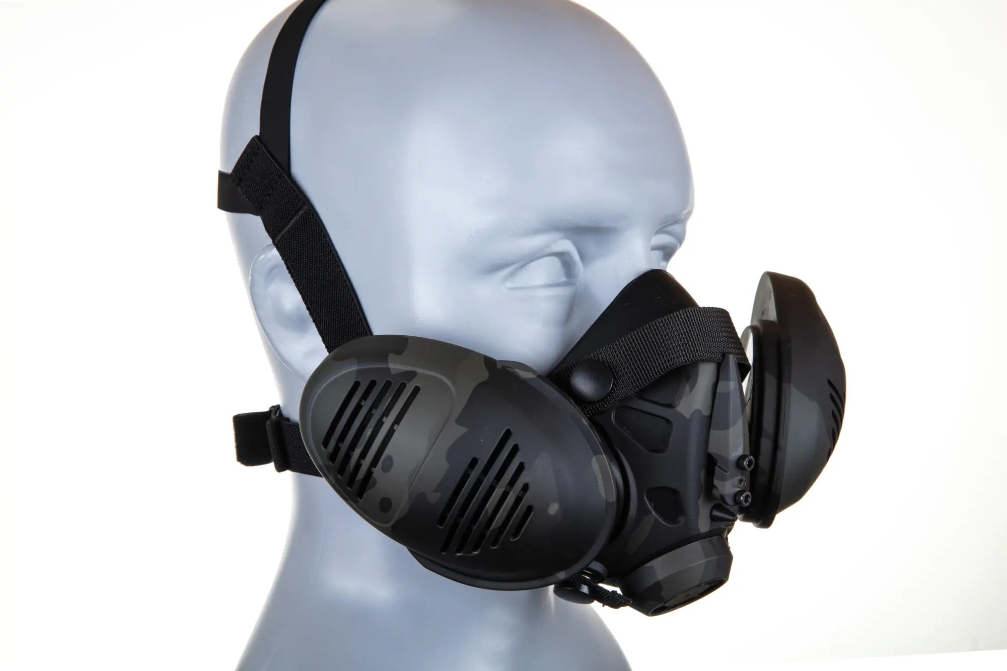 Tactical Respirator Modeling Mask Multicam Black